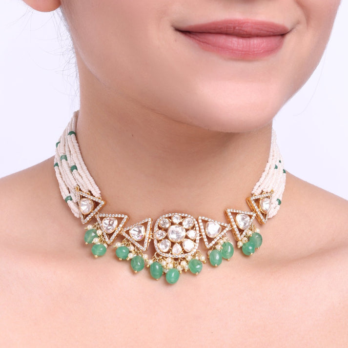 CY Sica Jewellery Viha Choker Front 1