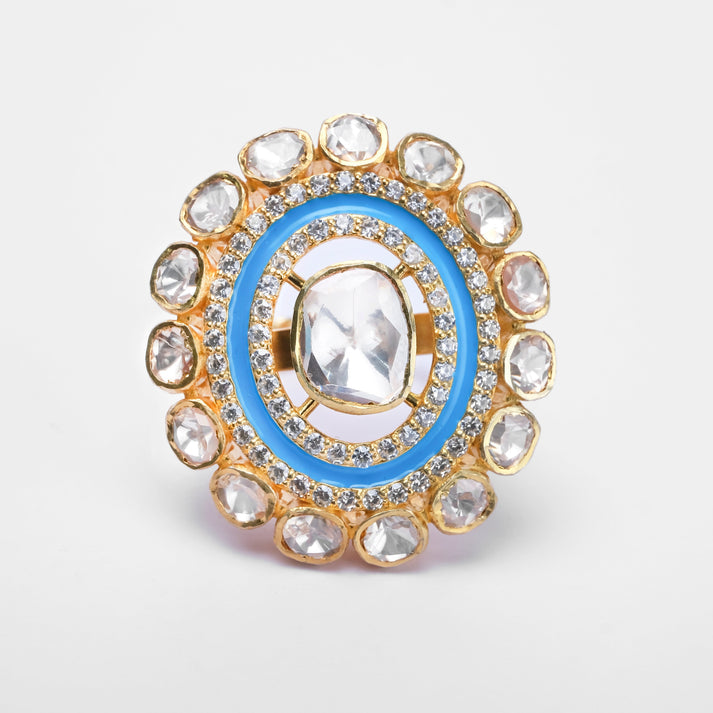 CY Sica Jewellery Neelkanth Ring Front 1