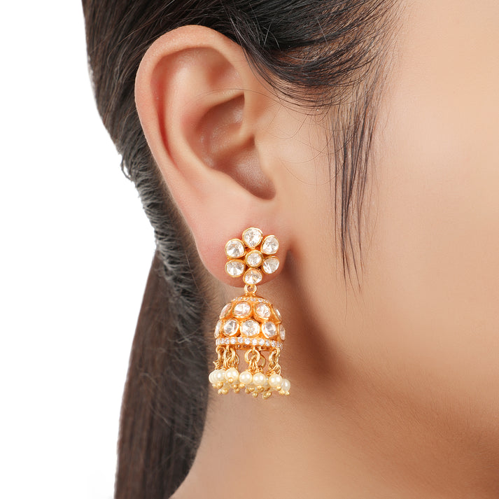 CY Sica Jewellery Shuchi Jhumkas Front 1