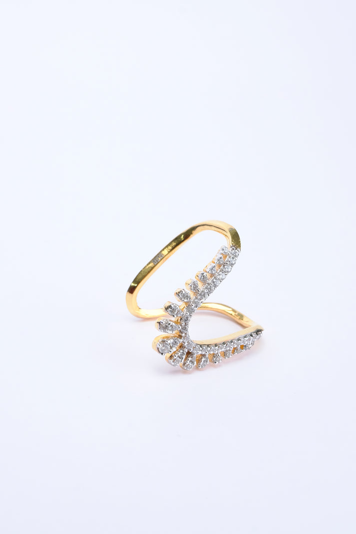 CY Sica Jewellery Adhira Vanki Ring Front 4