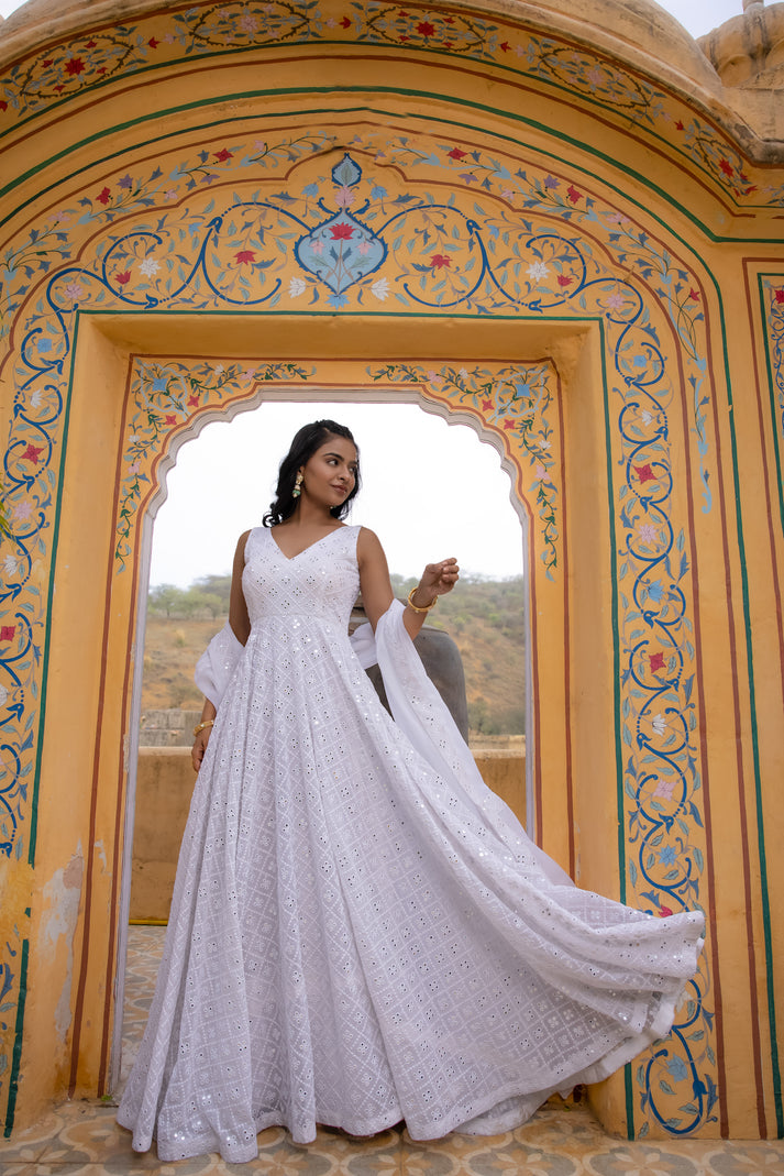 Nithya Chikankari Lehenga Set