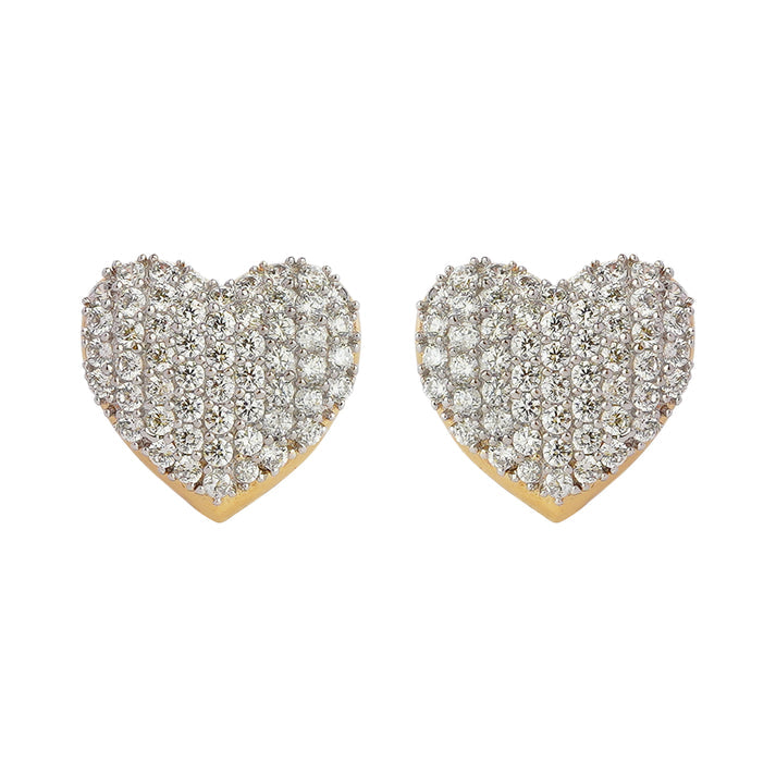 CY Sica Jewellery Heart Bali Earrings Front 2