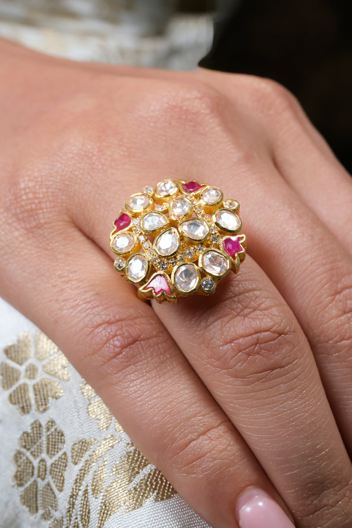 CY Sica Jewellery Lotussutra Ring Front 2