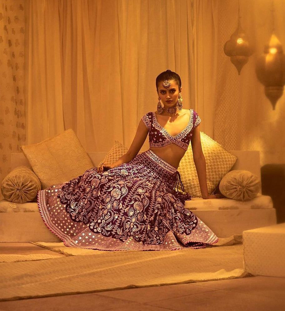 Tamanha Bhatia In Golconda Sacchi Lehenga Set