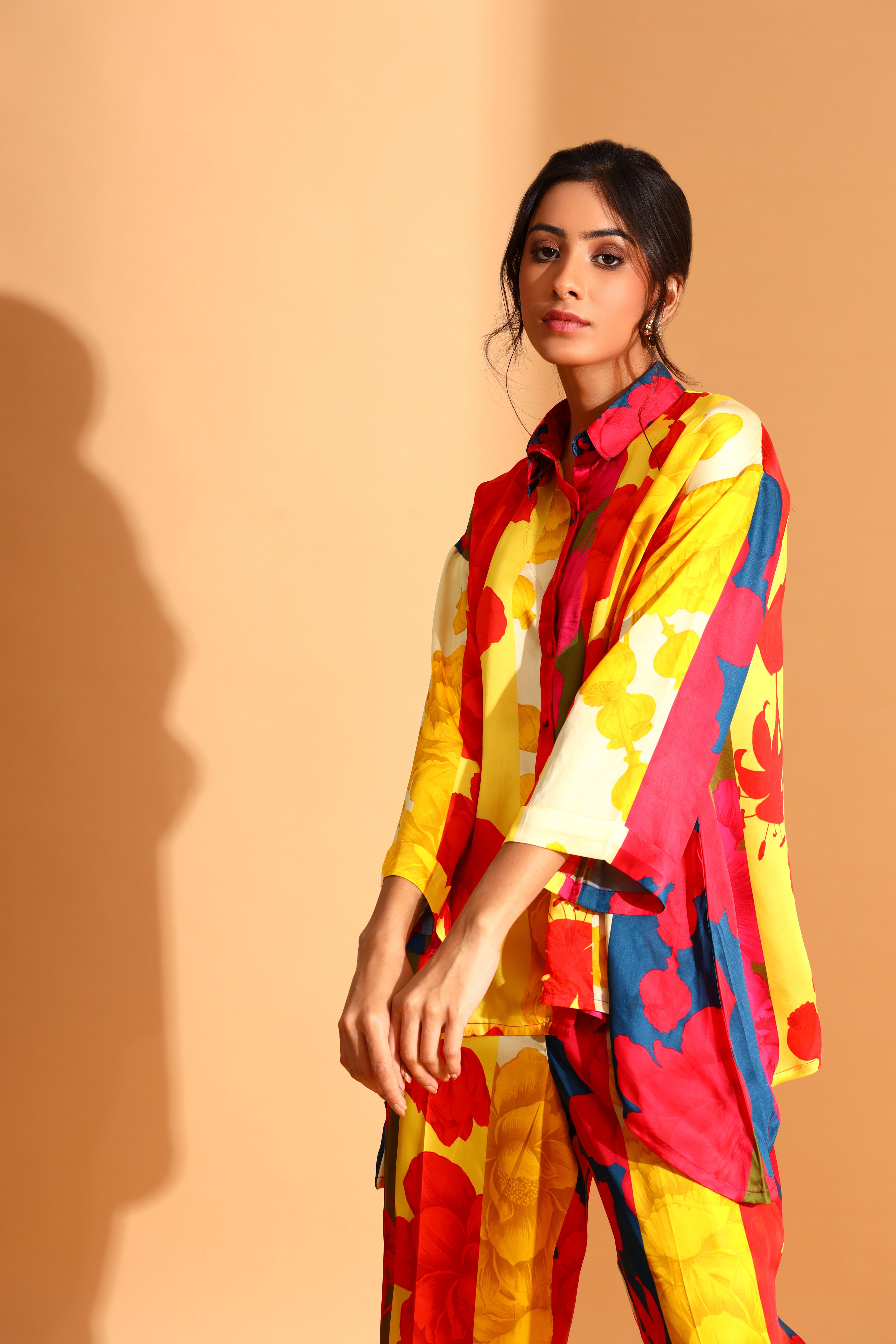 Blazing Marigo Shirt & Trousers Co-Ord Set