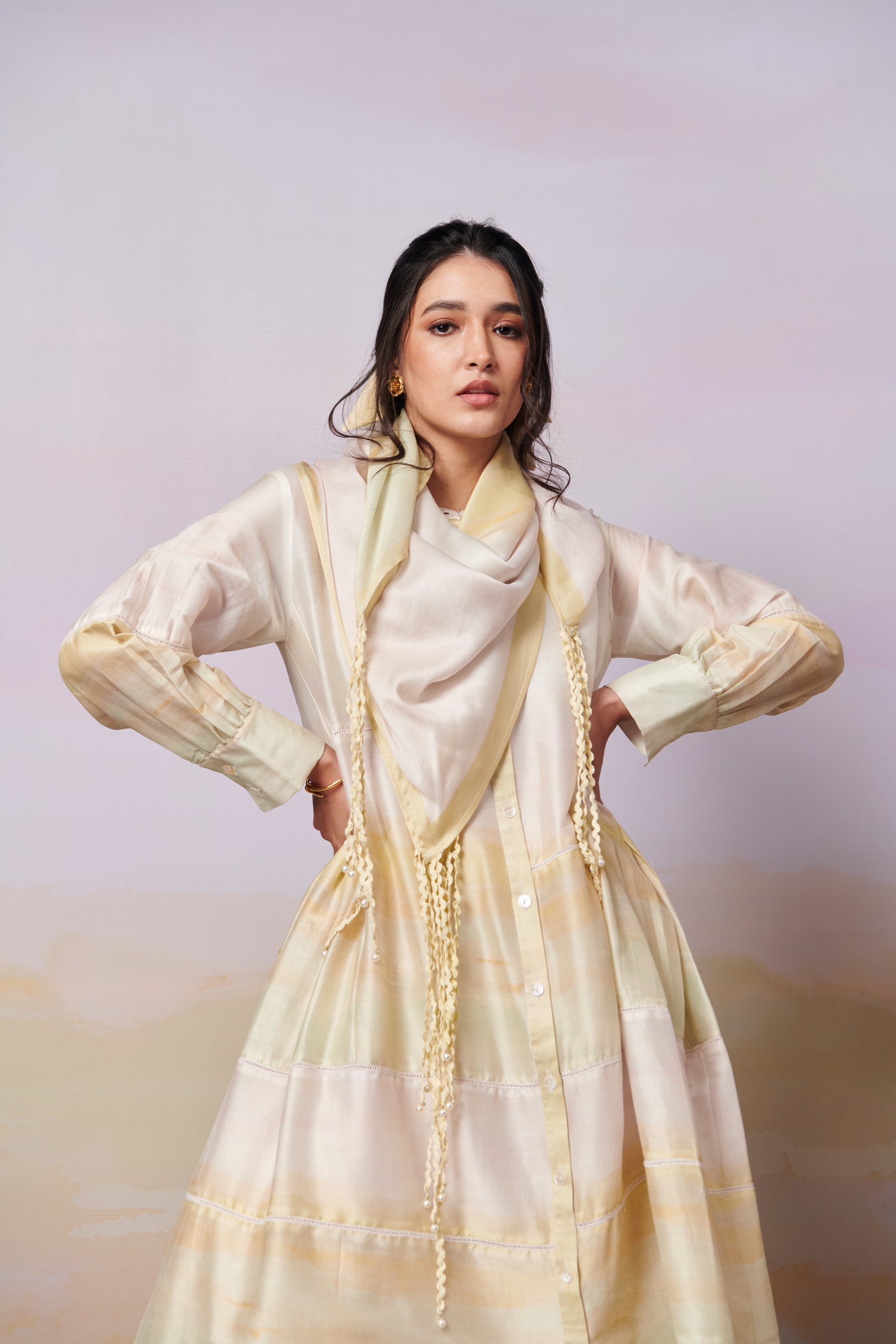 After Glow Kurta And Trousers Co-Ord Set