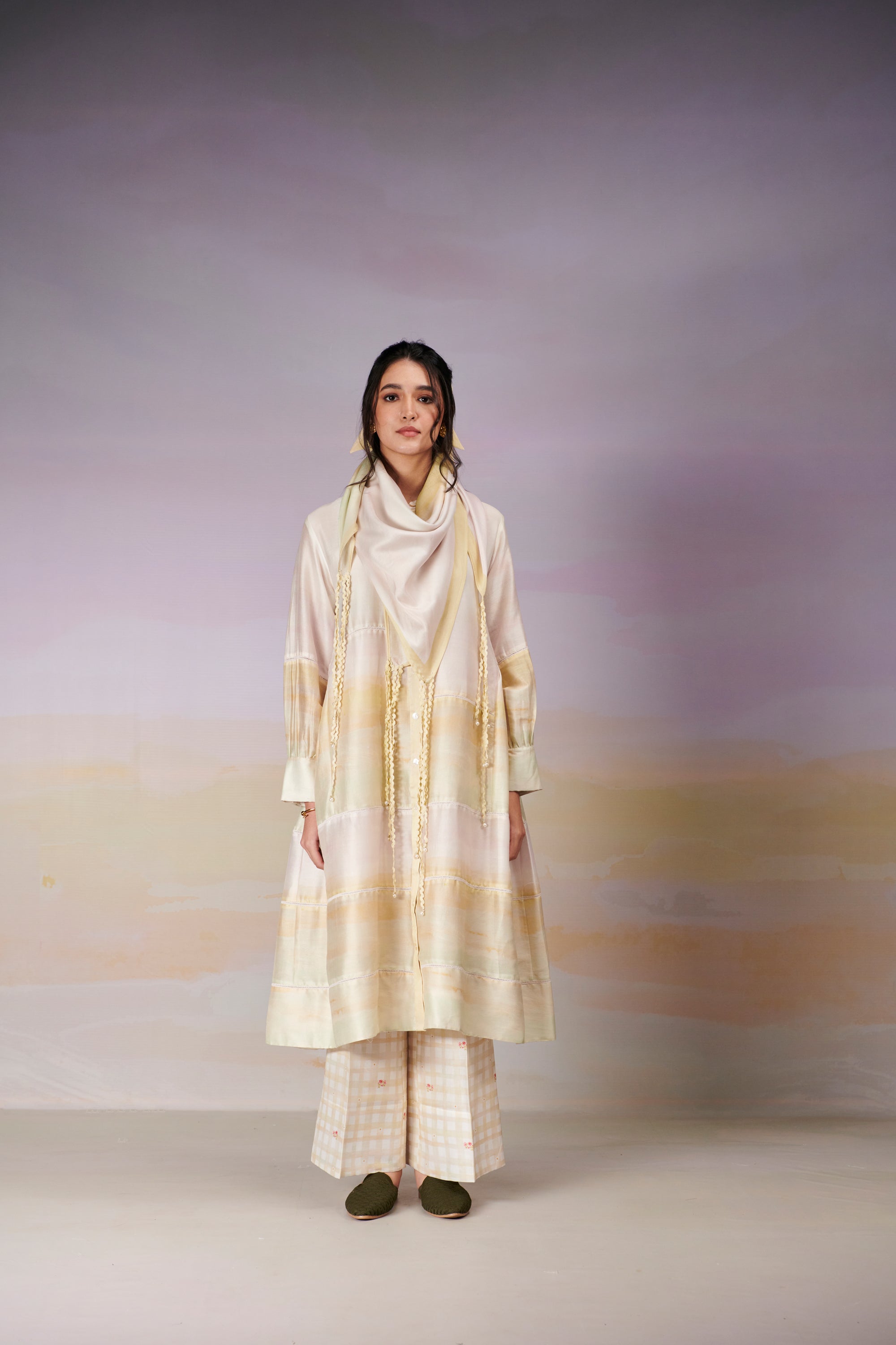 After Glow Kurta And Trousers Co-Ord Set