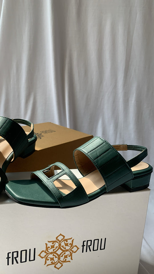 Bria Sandals - Forest Green