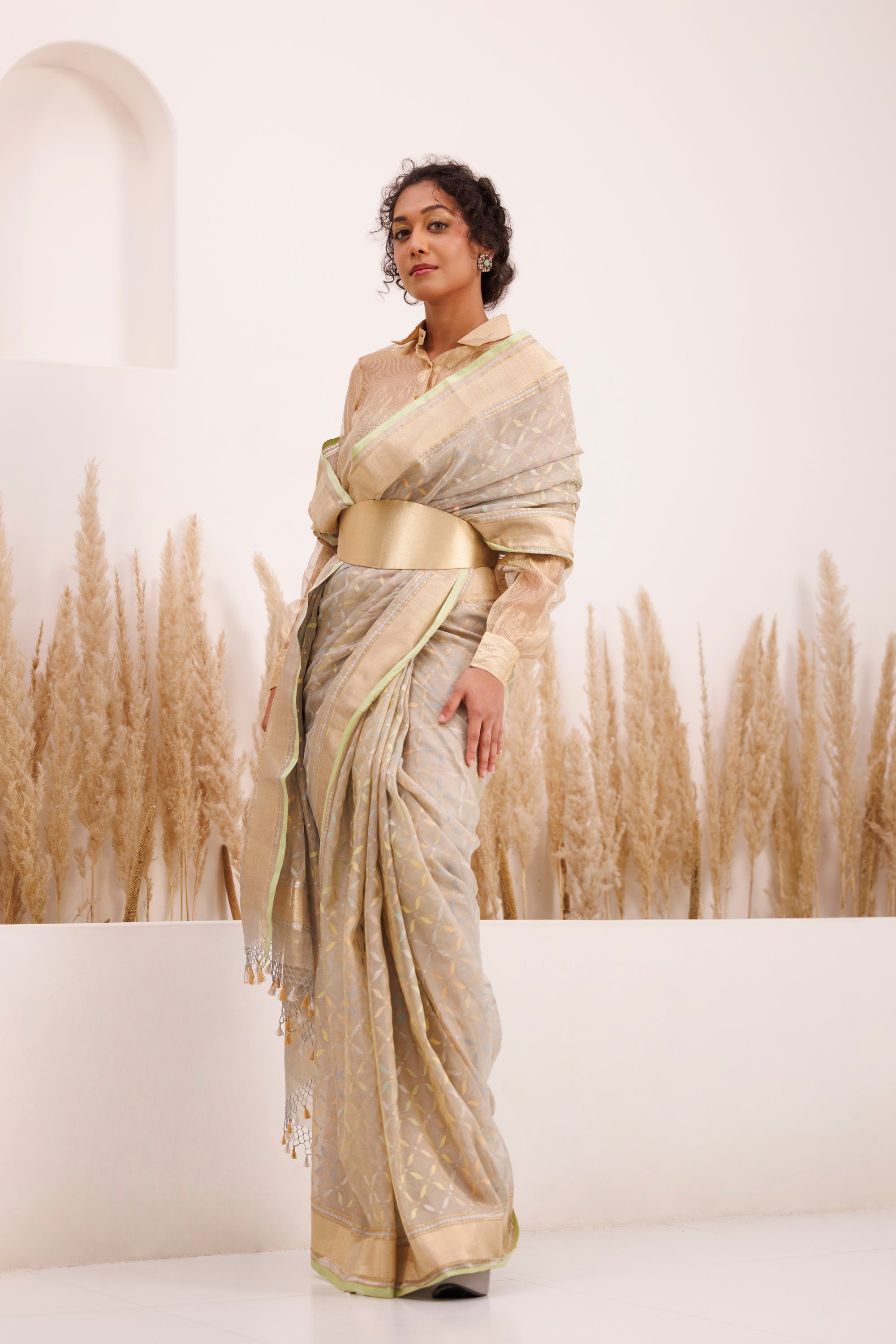 Chhaya Mehrotra Chandra Saree Side 1