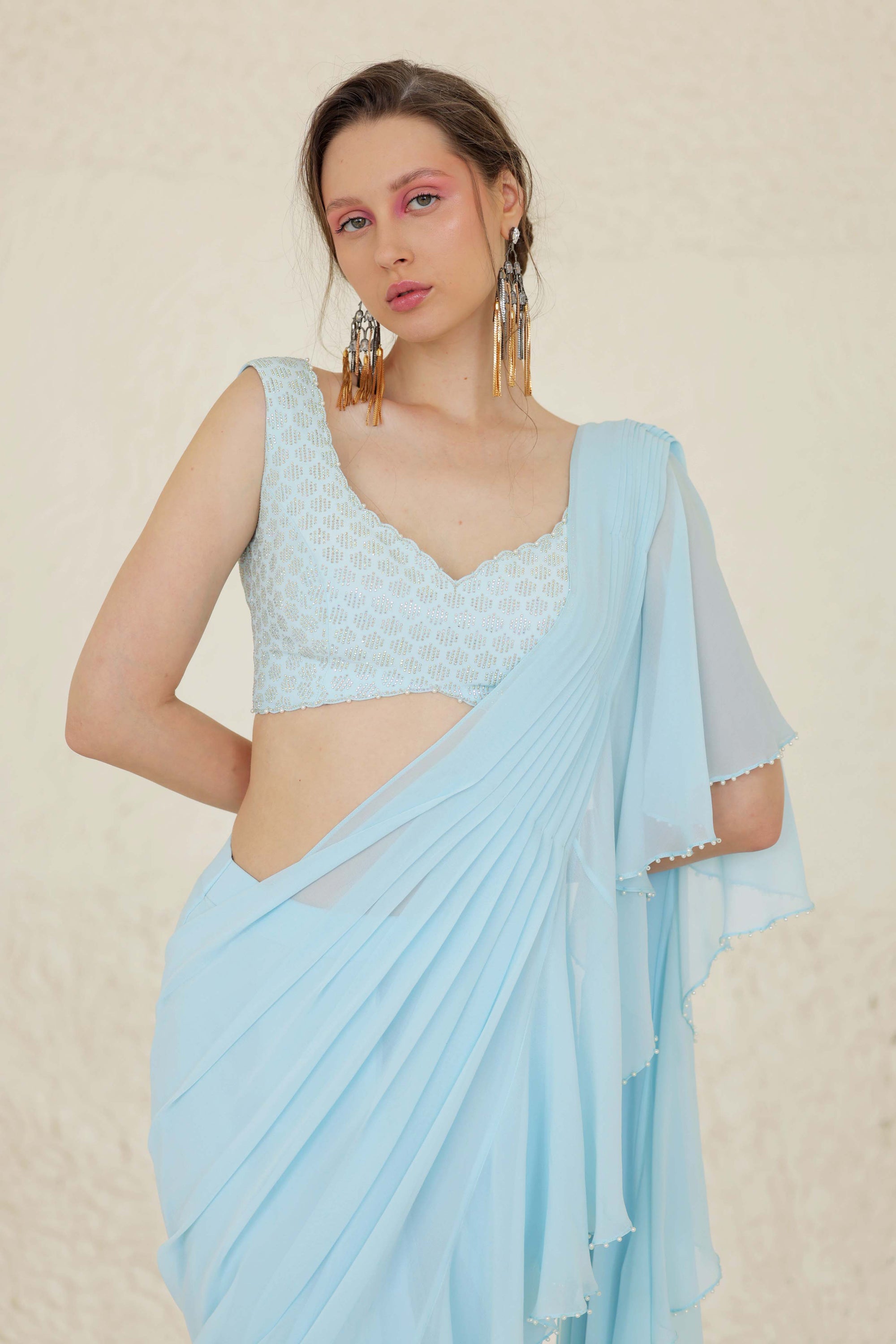 CY Chhaya Mehrotra Emyrean Saree Closeup 1