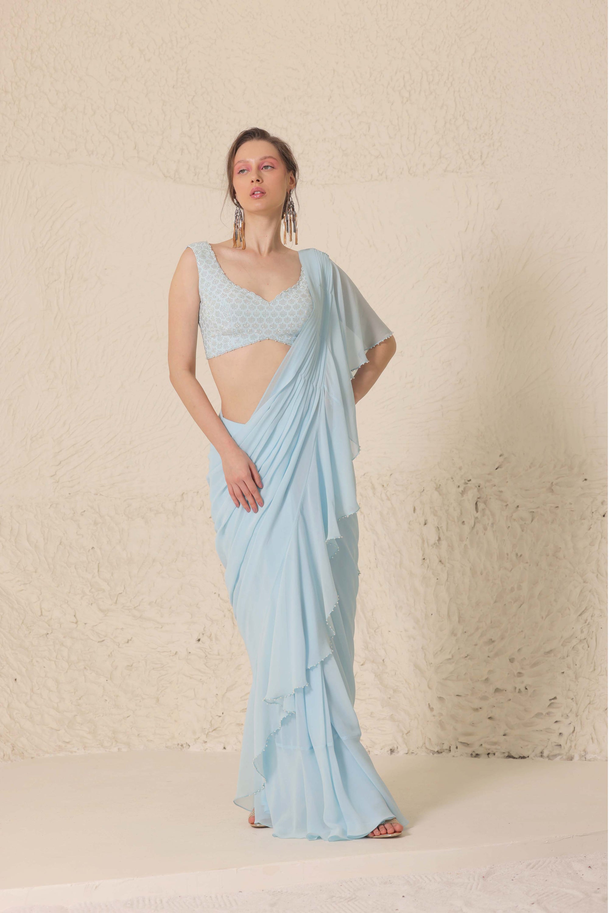 CY Chhaya Mehrotra Emyrean Saree Front 1