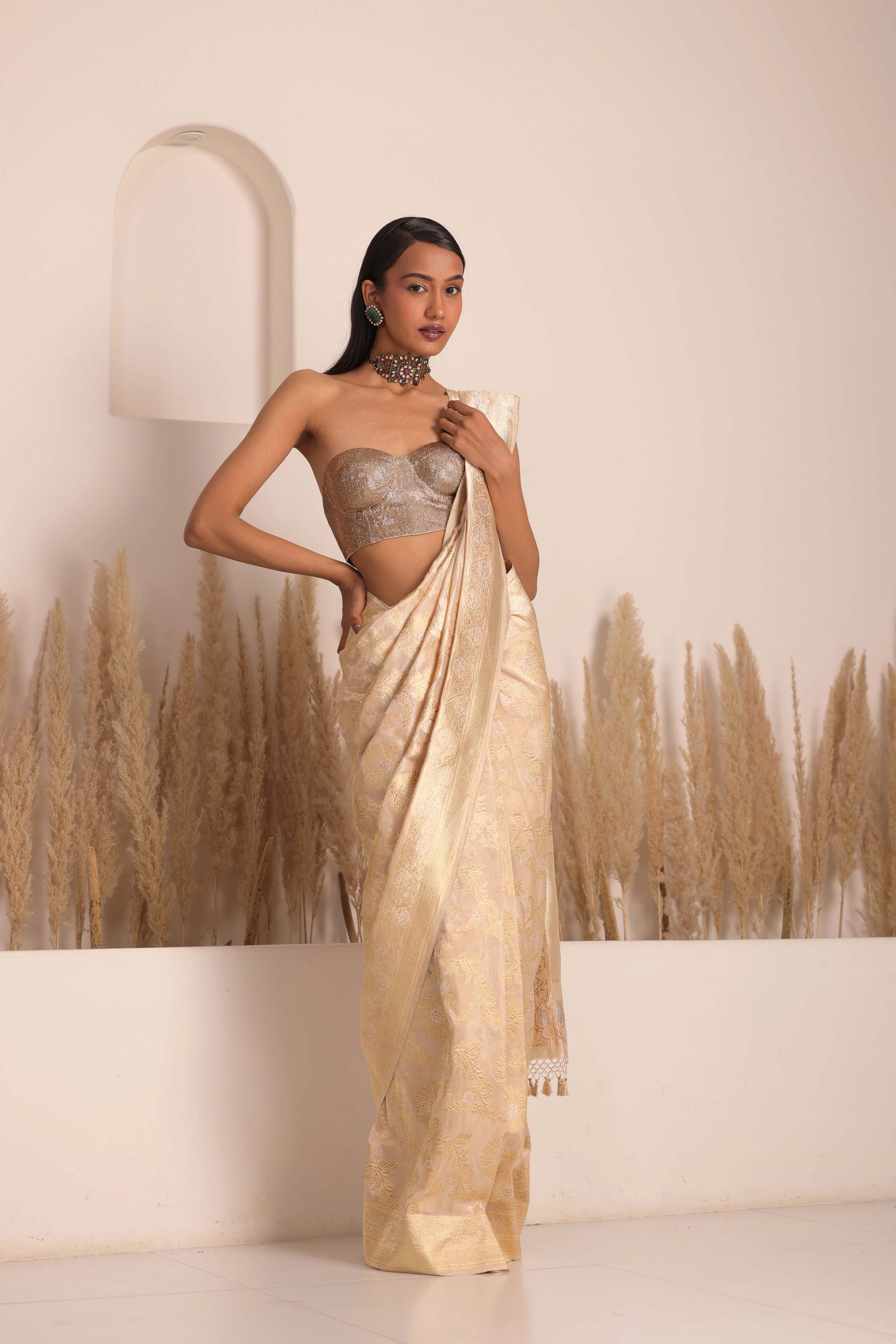 CY Chhaya Mehrotra Taara Saree Front 1