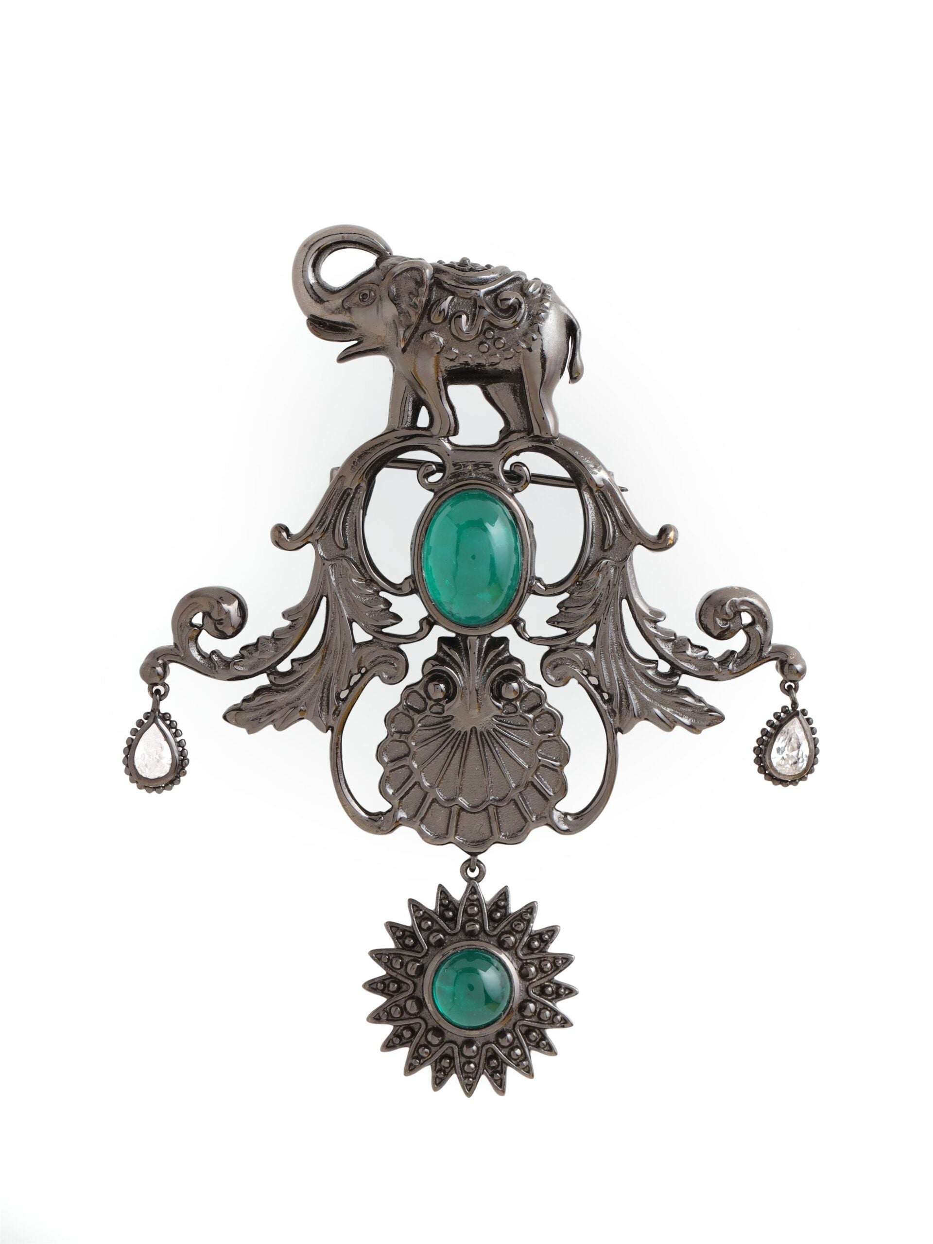 CY Cosa Nostraa Behtereen Haathi Brooch Front 2