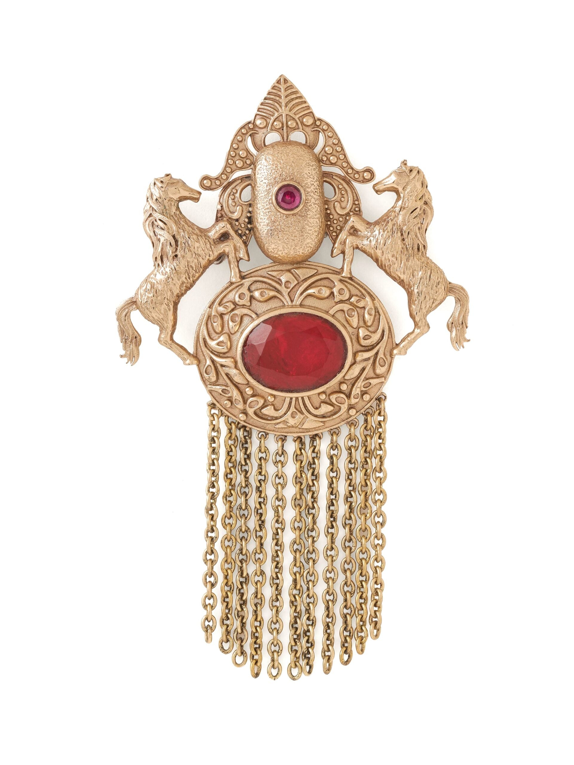 CY Cosa Nostraa Sawaar-e-Noor Brooch Front 2