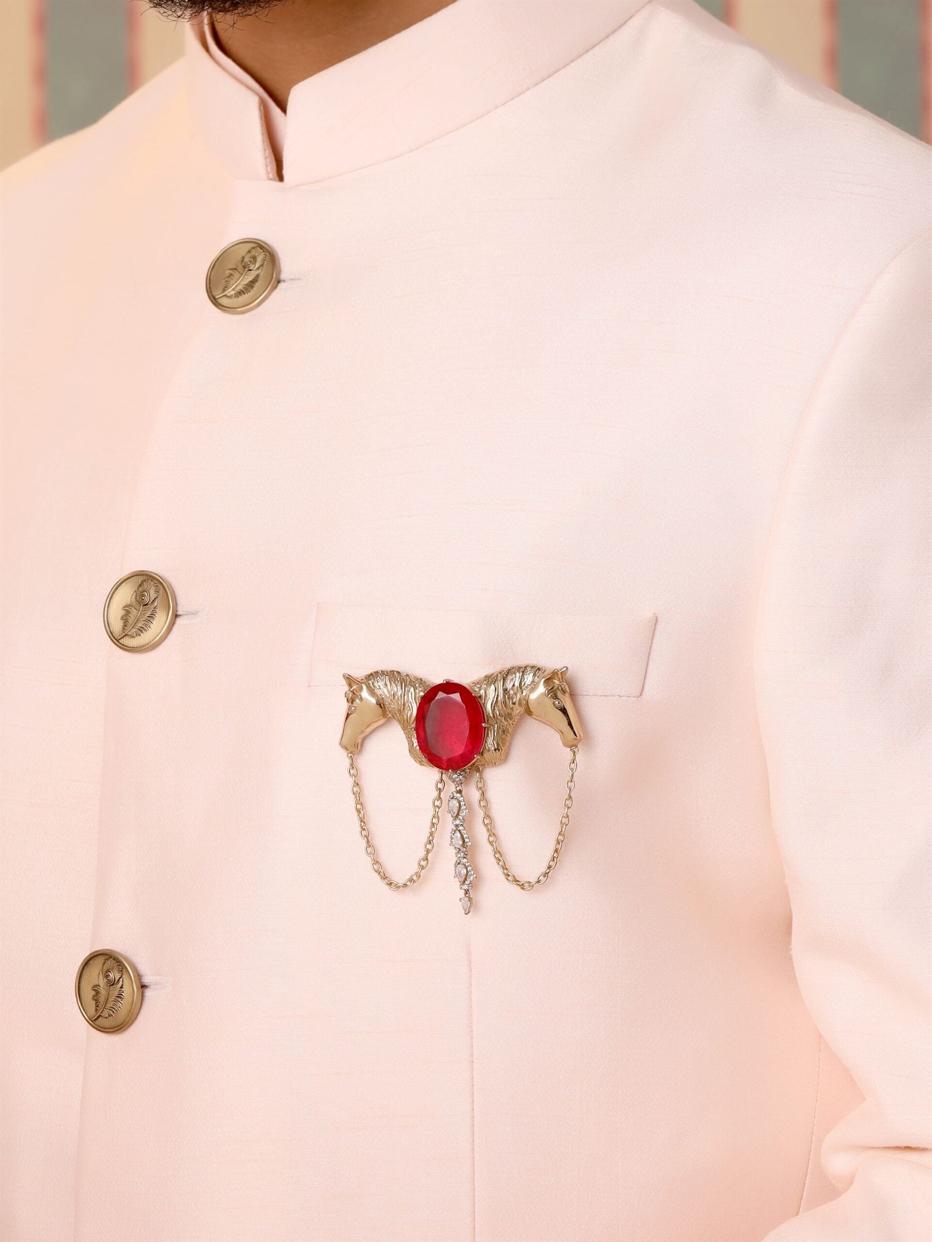 CY Cosa Nostraa Shaahi Sawaar Brooch Closeup 1