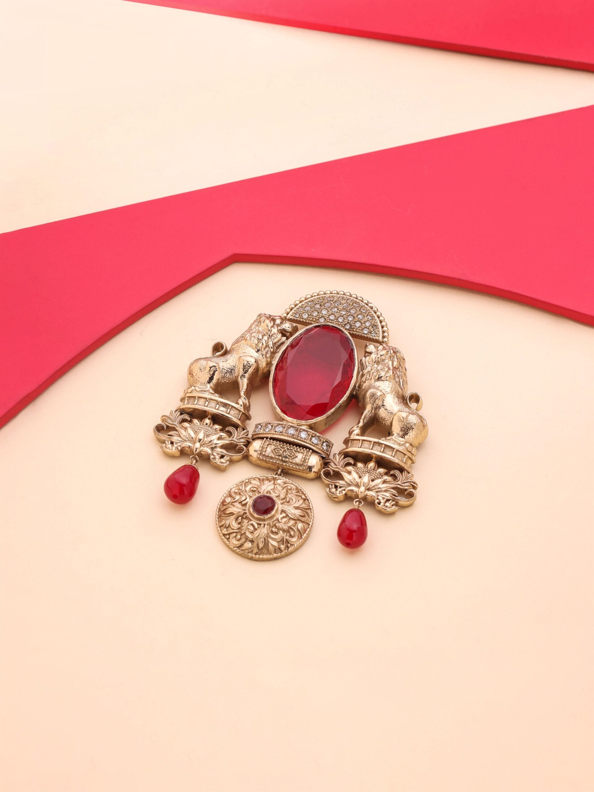 CY Cosa Nostraa Sher-e-Khaas Brooch Front 1