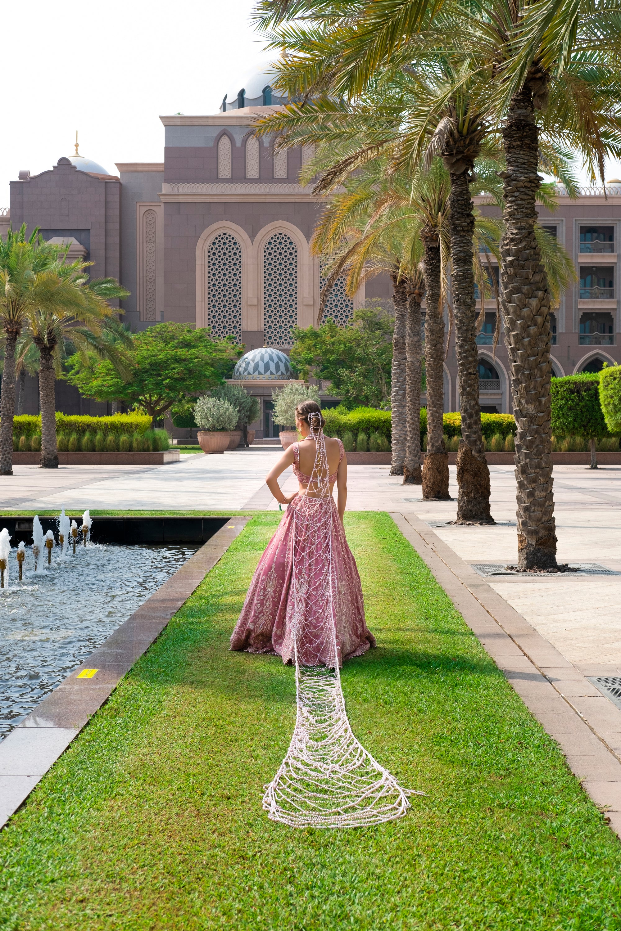 Victoria Rose Pink Lehenga Set