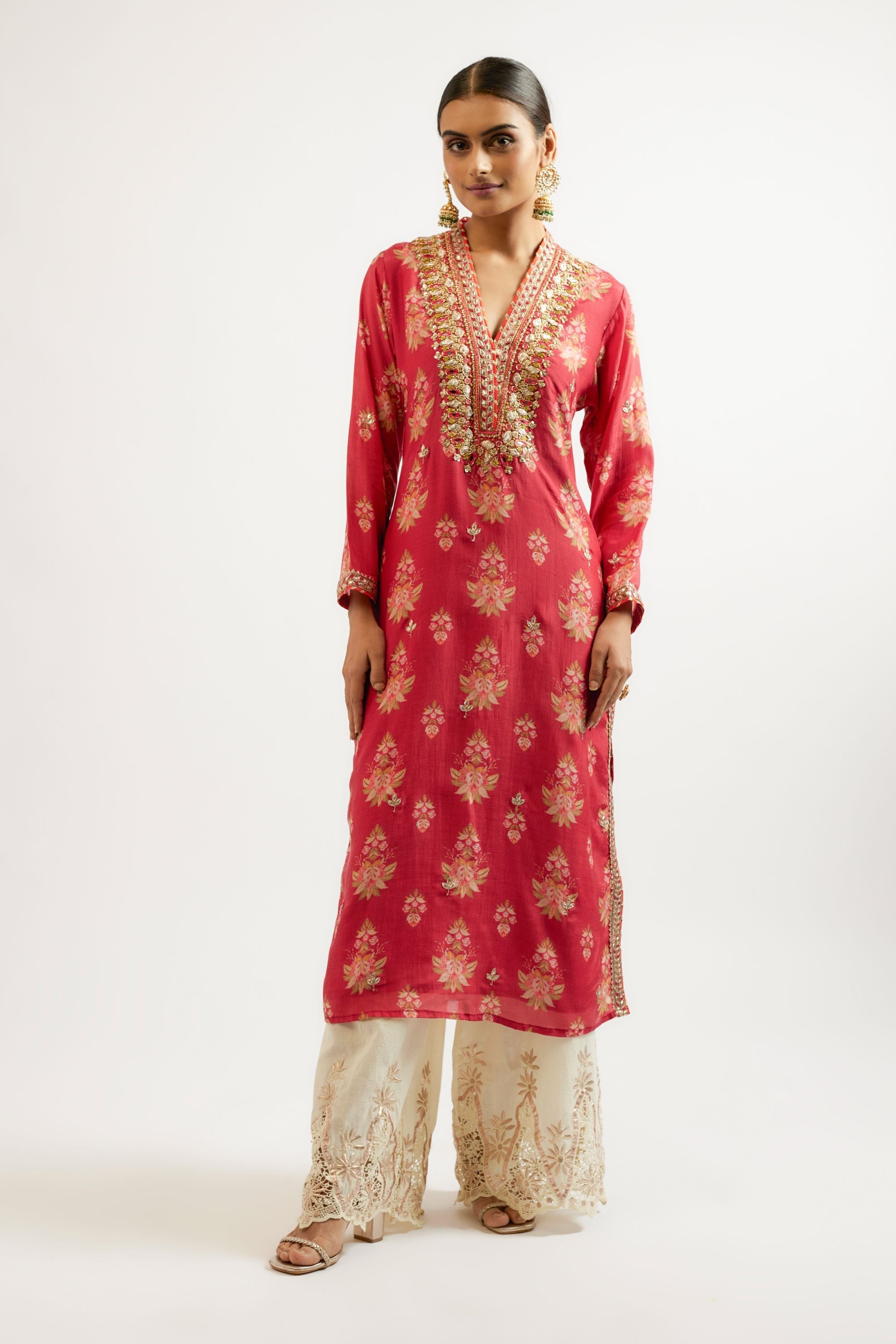 Gargi Red Tunic