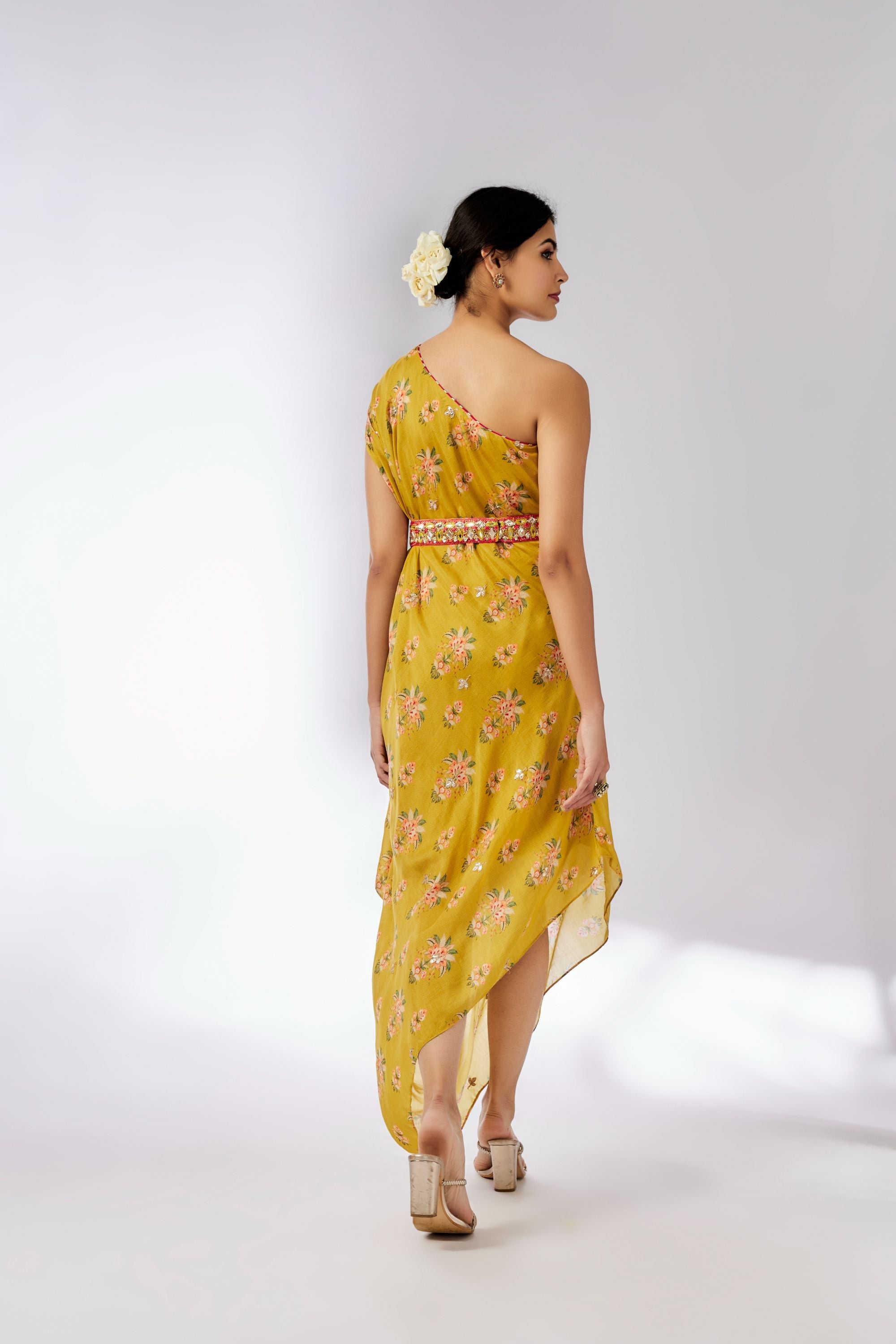 Zoya Mustard Dress