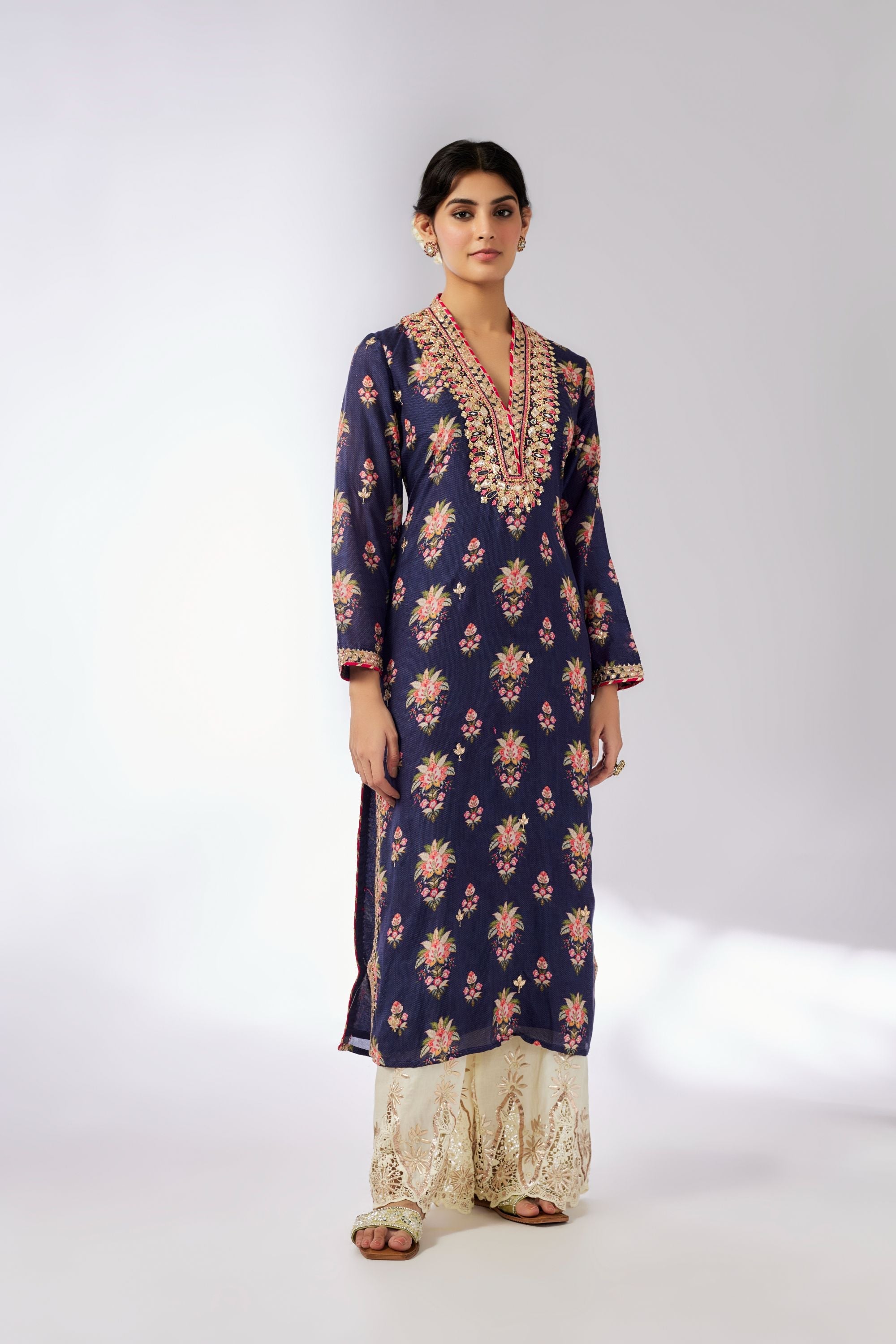 Gargi Navy Tunic