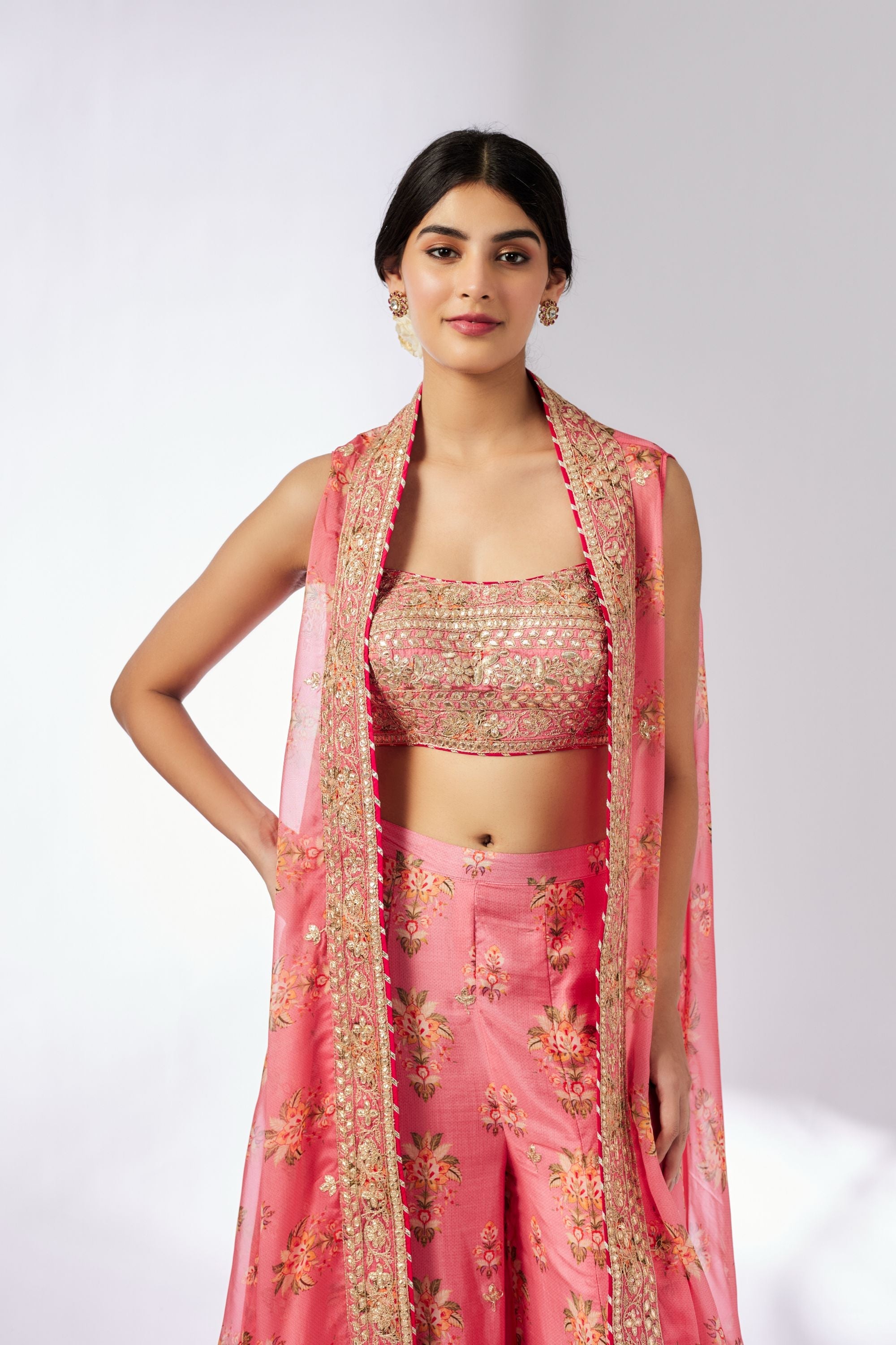 Jisha Pink Pant Set