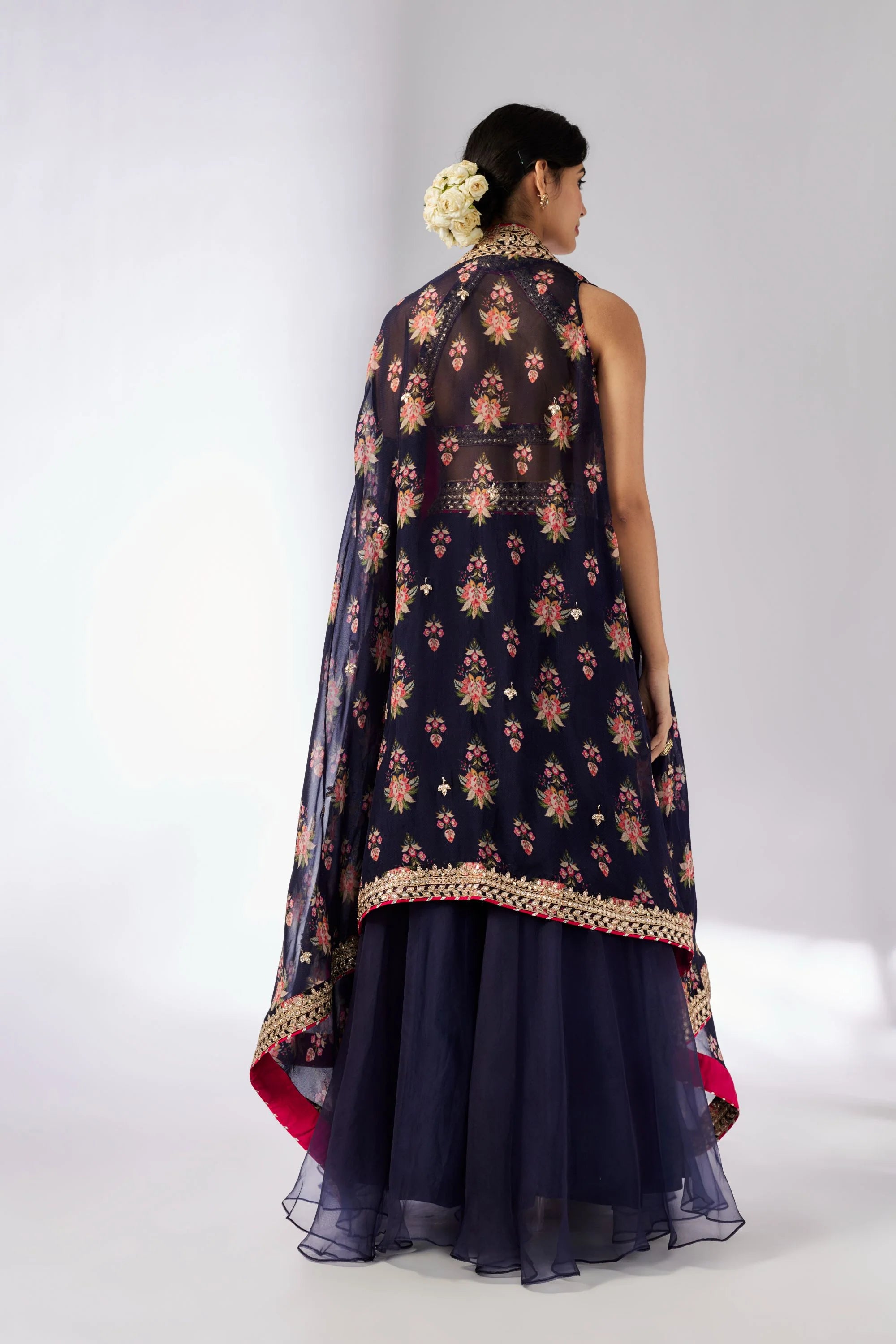 Mehar Navy Lehenga Set