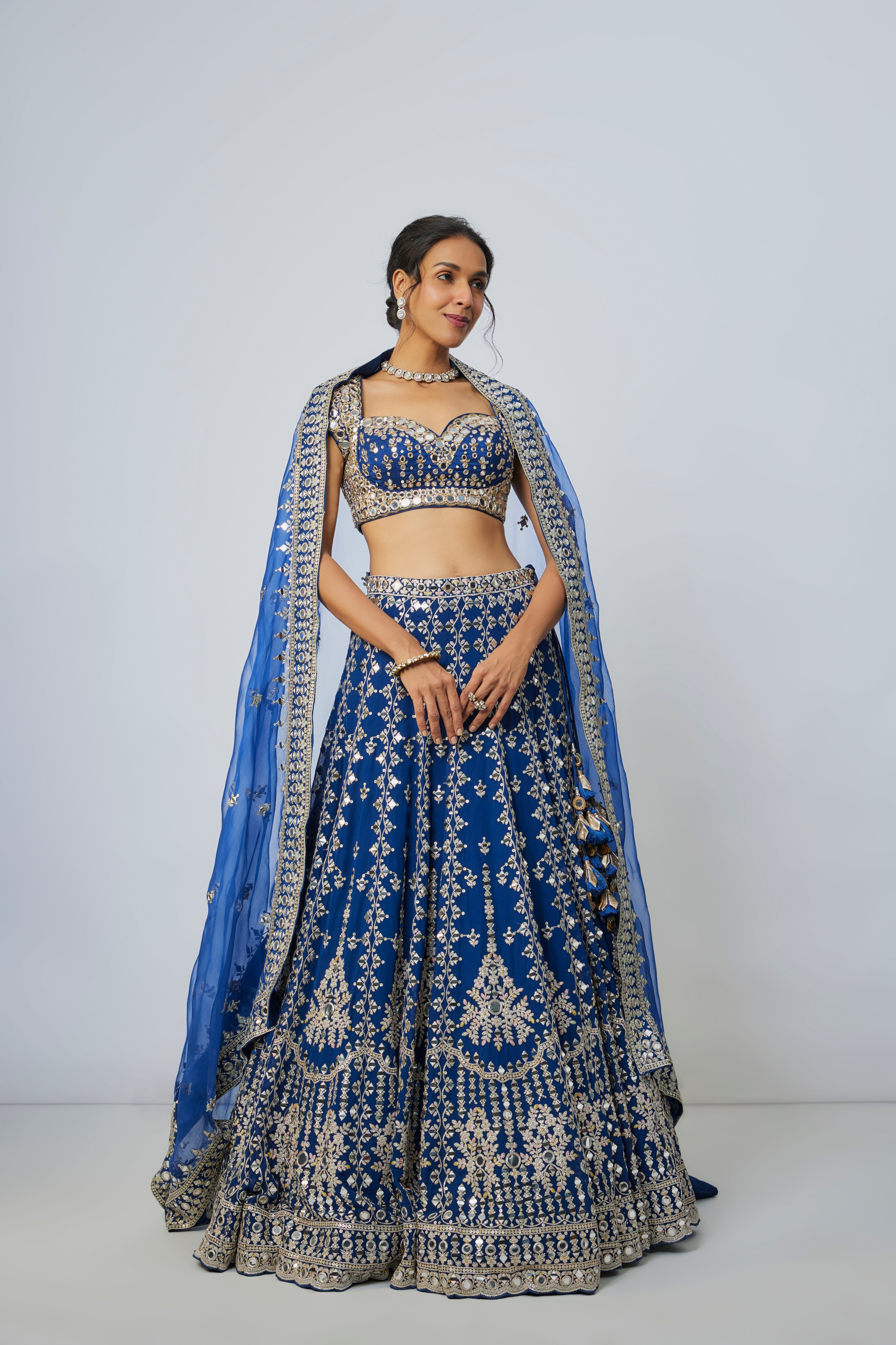 CY Gopi Vaid Rudrani Lehenga Set Front 1