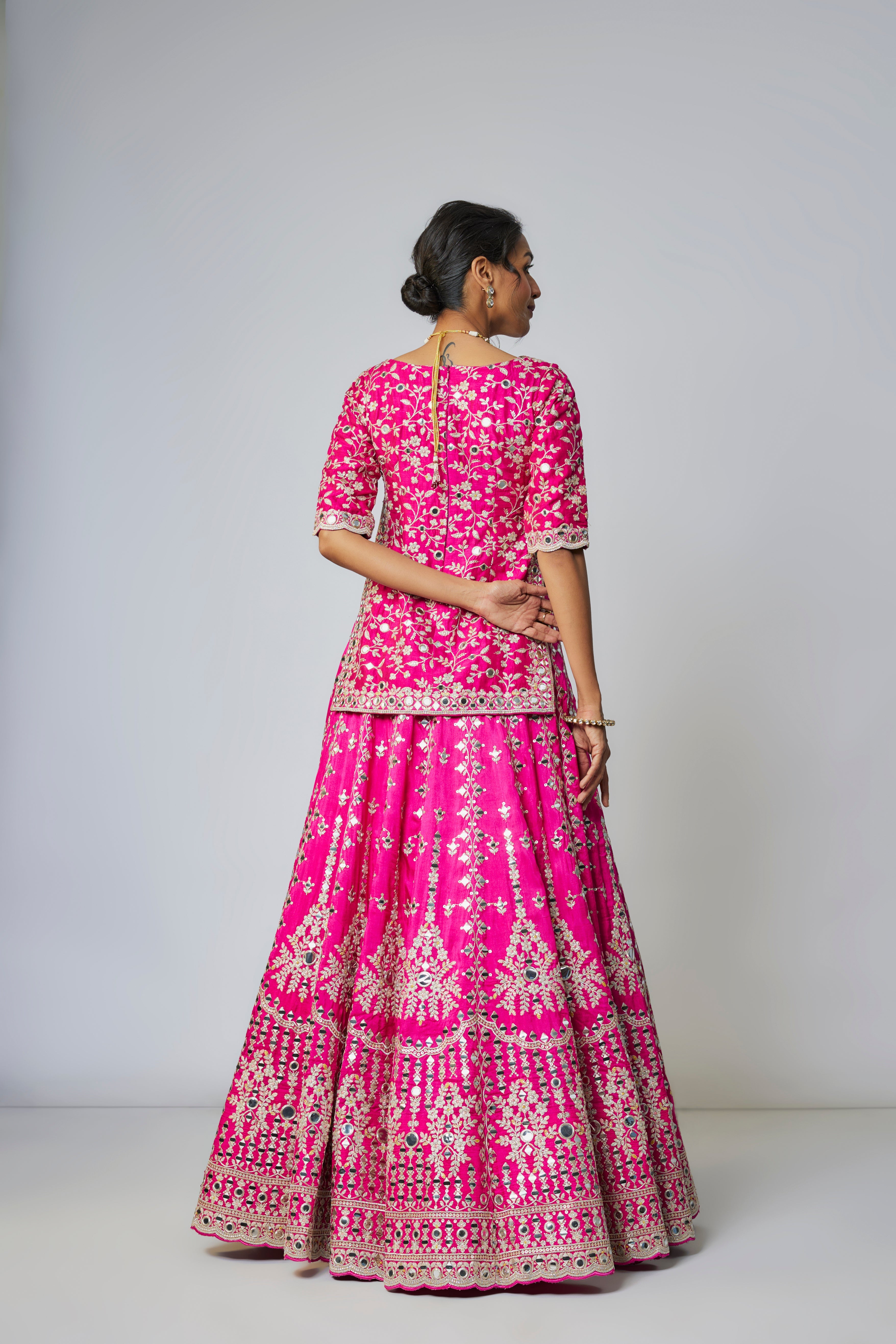 CY Gopi Vaid Abhirami Lehenga Set Back 1