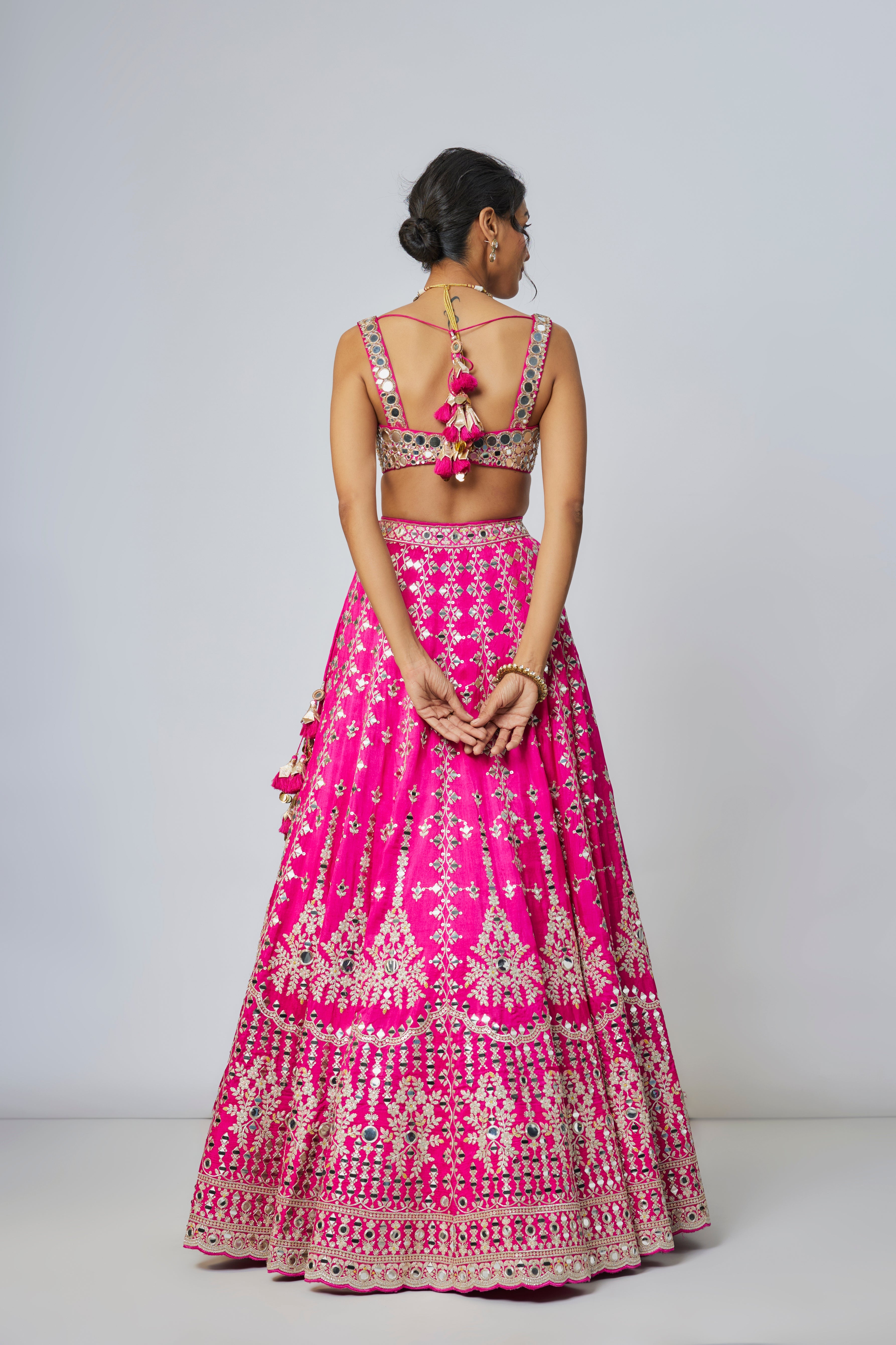 CY Gopi Vaid Sharvani Lehenga Set Back 1