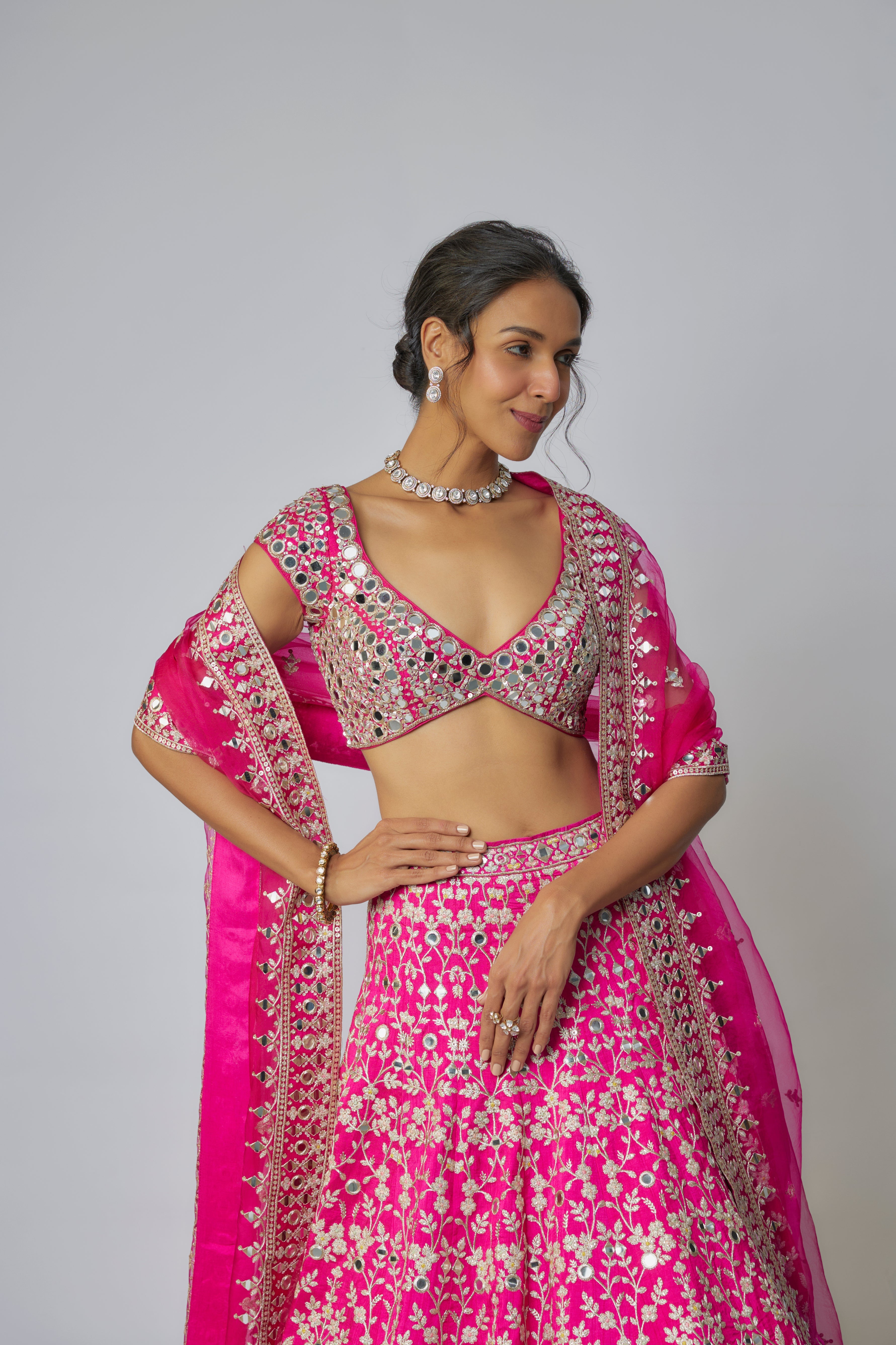 CY Gopi Vaid Niranjana Lehenga Set Closeup 1