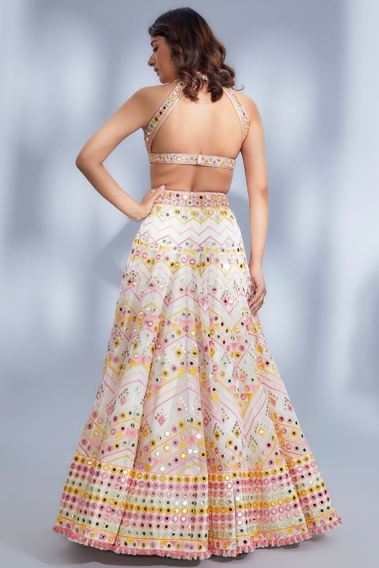 CY Gopi Vaid Adara Lehenga Set Back 1