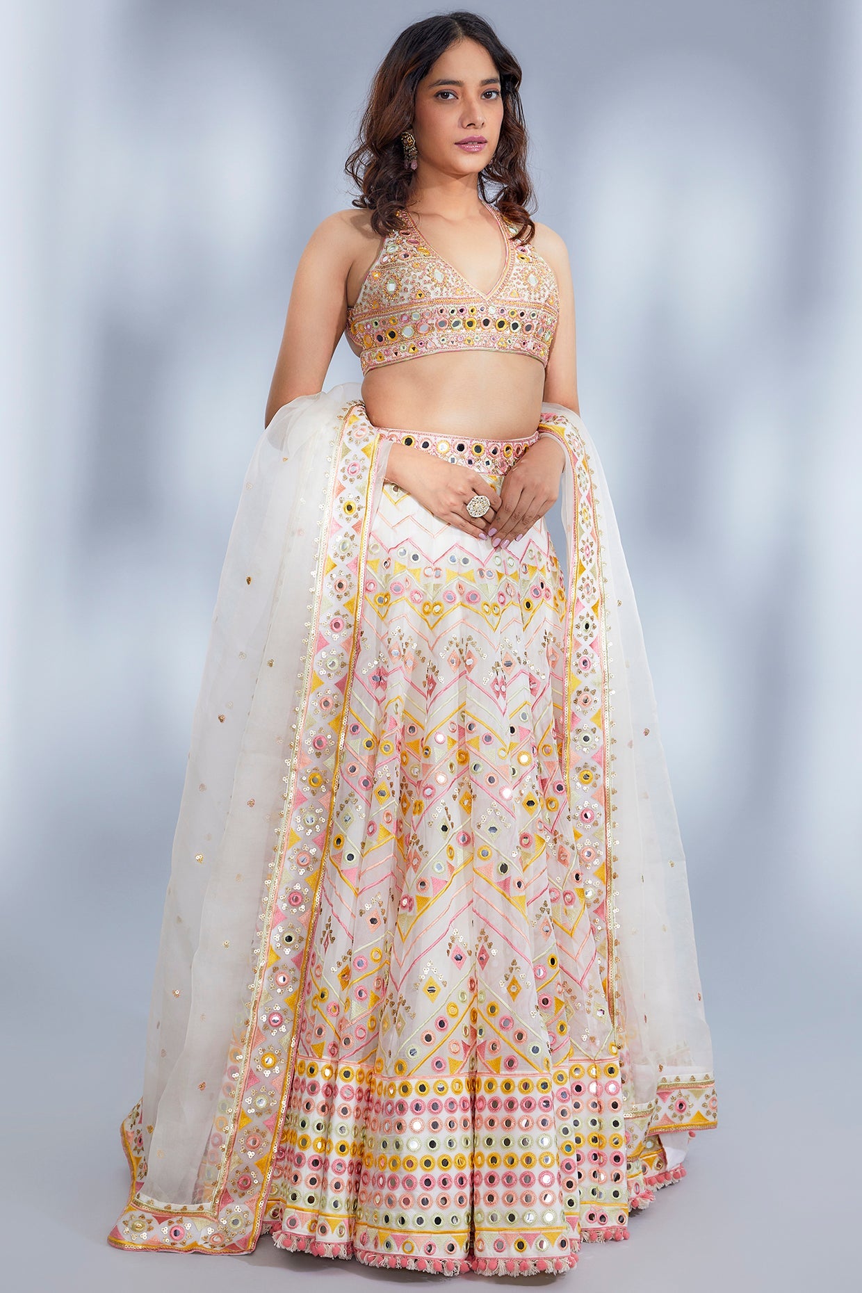 CY Gopi Vaid Adara Lehenga Set Front 1