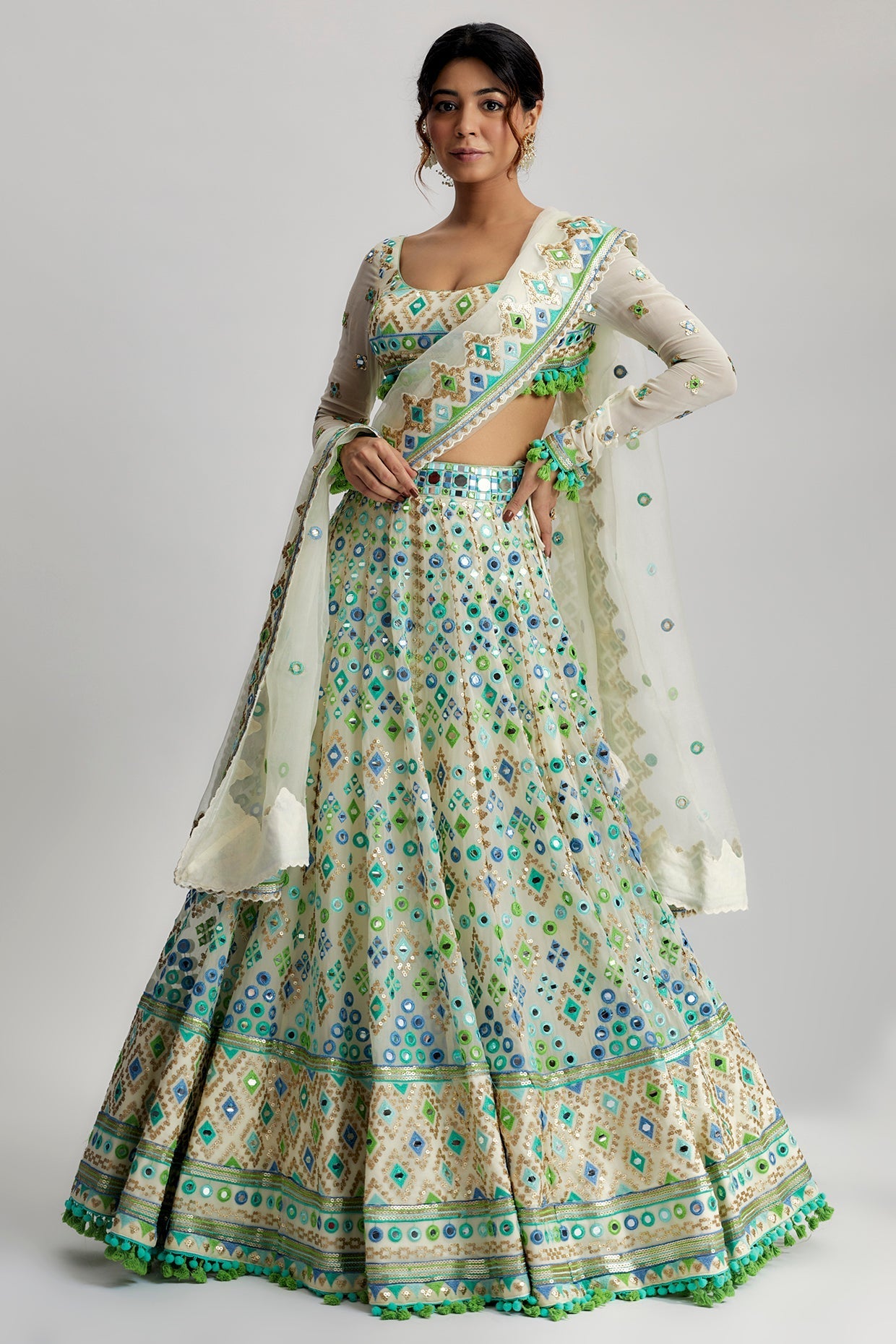 CY Gopi Vaid Alani Lehenga Set Front 2