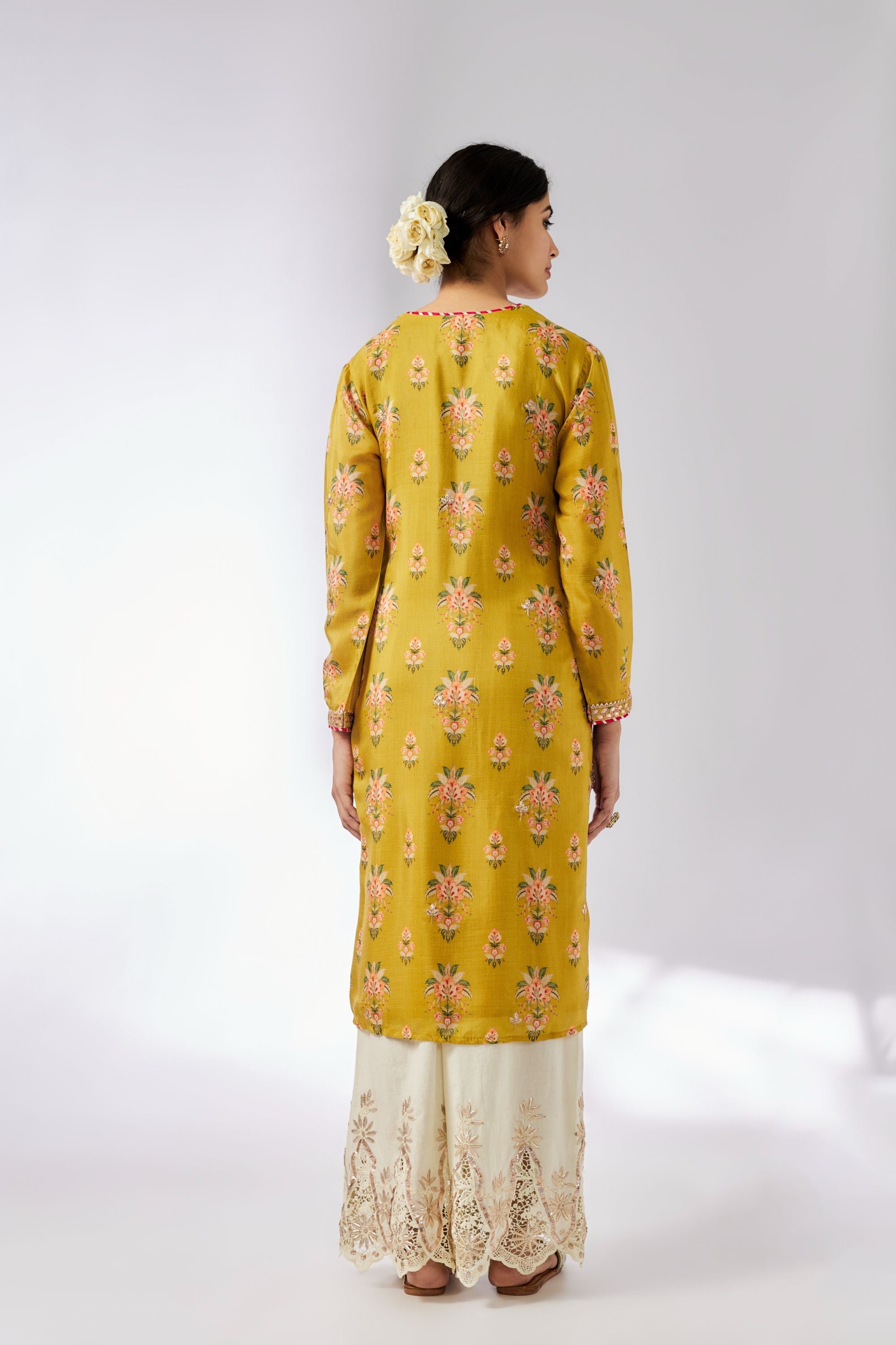 CY Gopi Vaid Neha Mustard Tunic Back 1