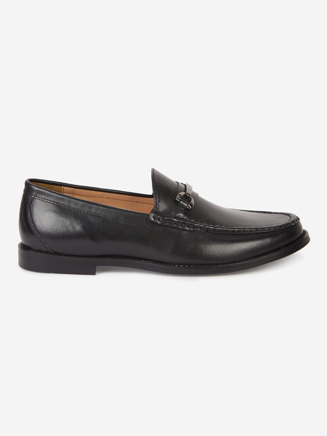 Leather Black Formal Loafers