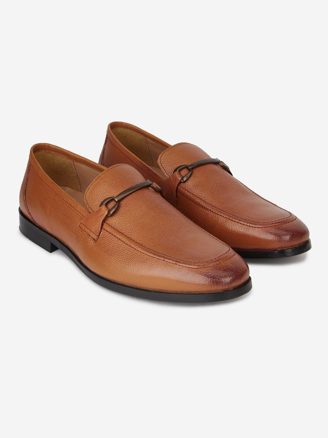 Leather Tan Formal Loafers