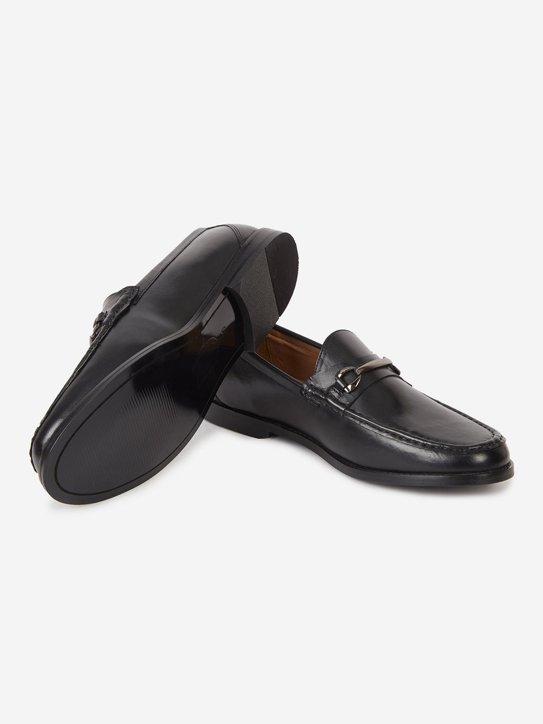 Leather Black Formal Loafers