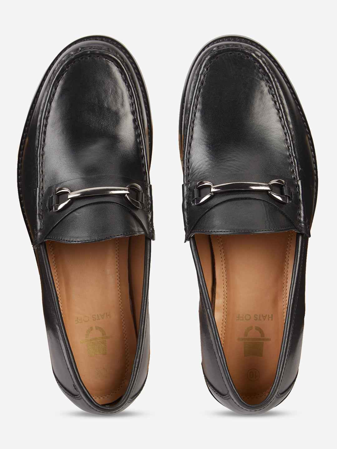 Leather Black Formal Loafers