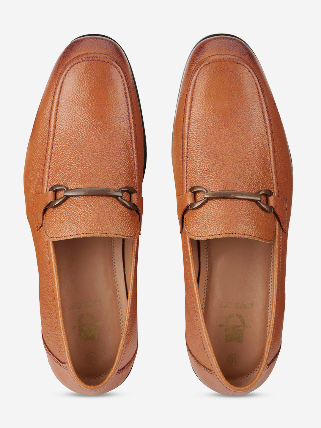 Leather Tan Formal Loafers