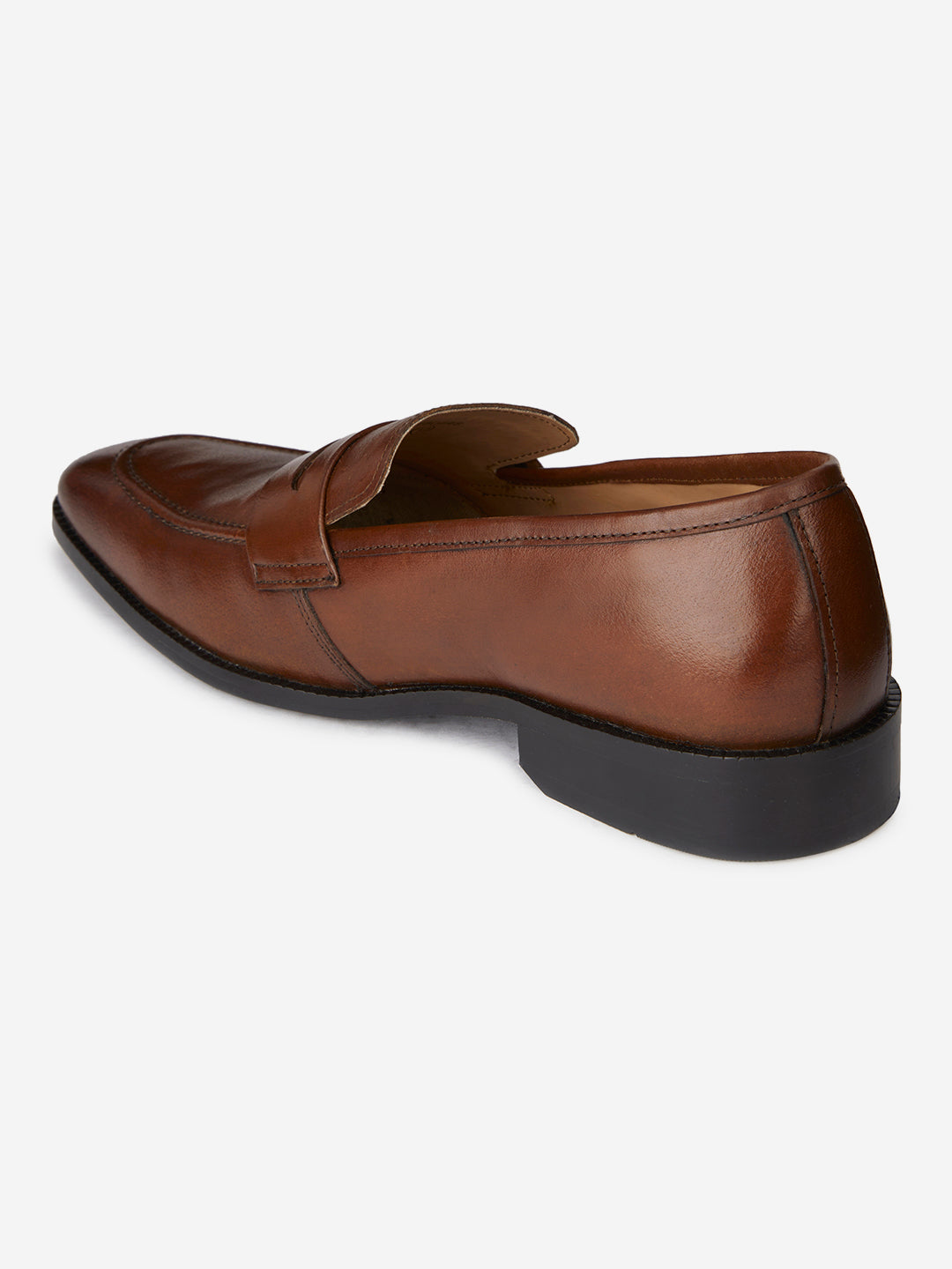 Genuine Tan Leather Formal Loafers