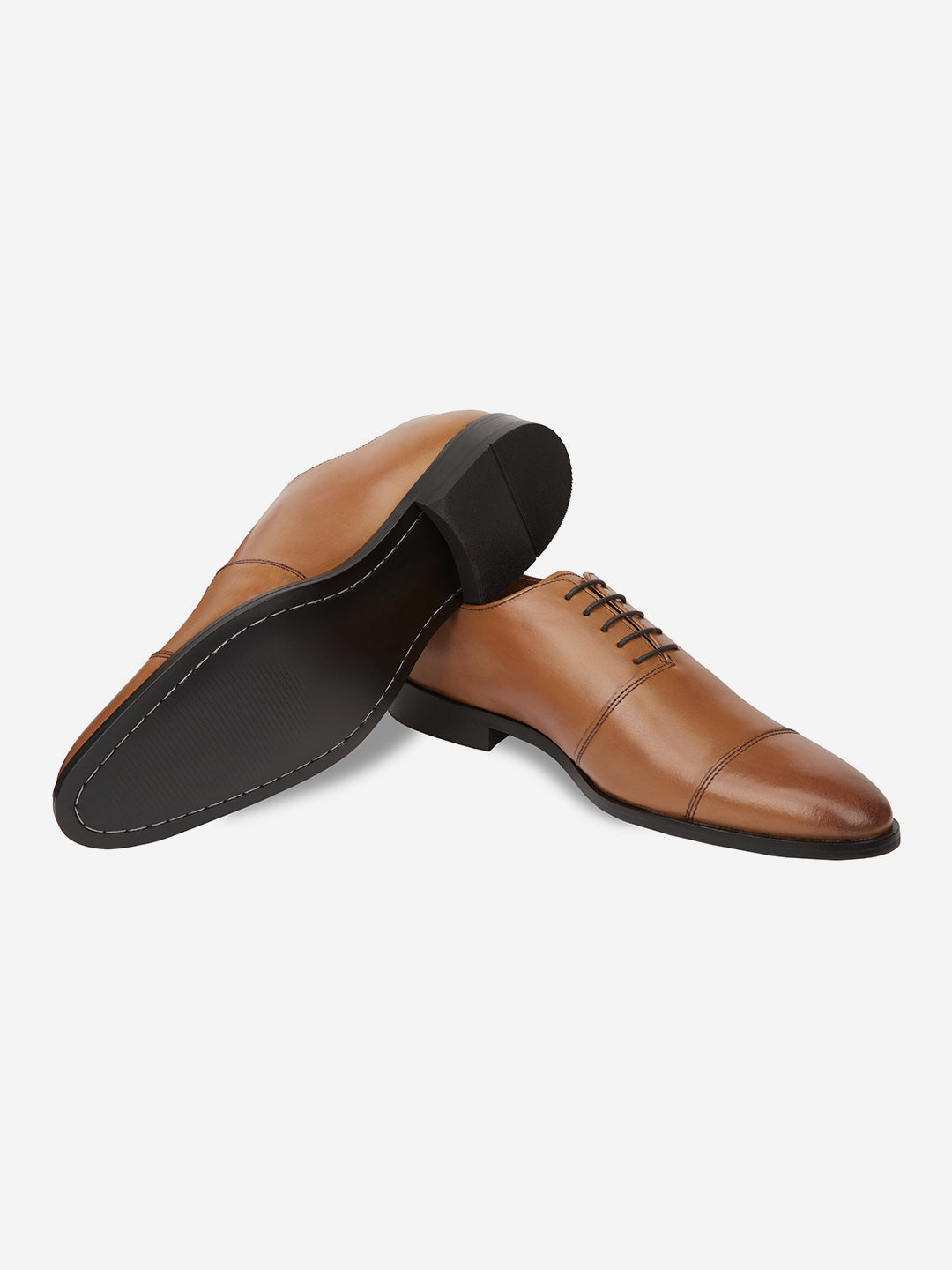 Tan Leather Formal Derbys