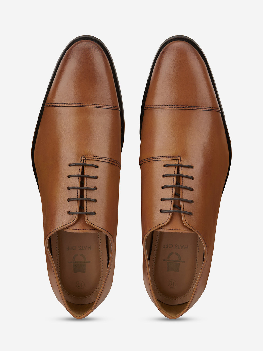 Tan Leather Formal Derbys