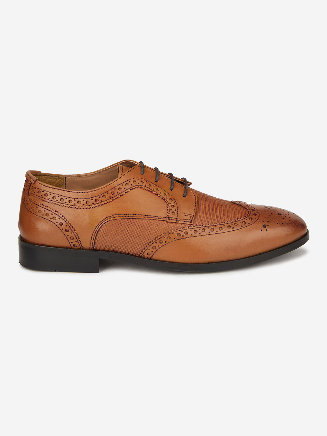 Tan Leather Formal Borgues