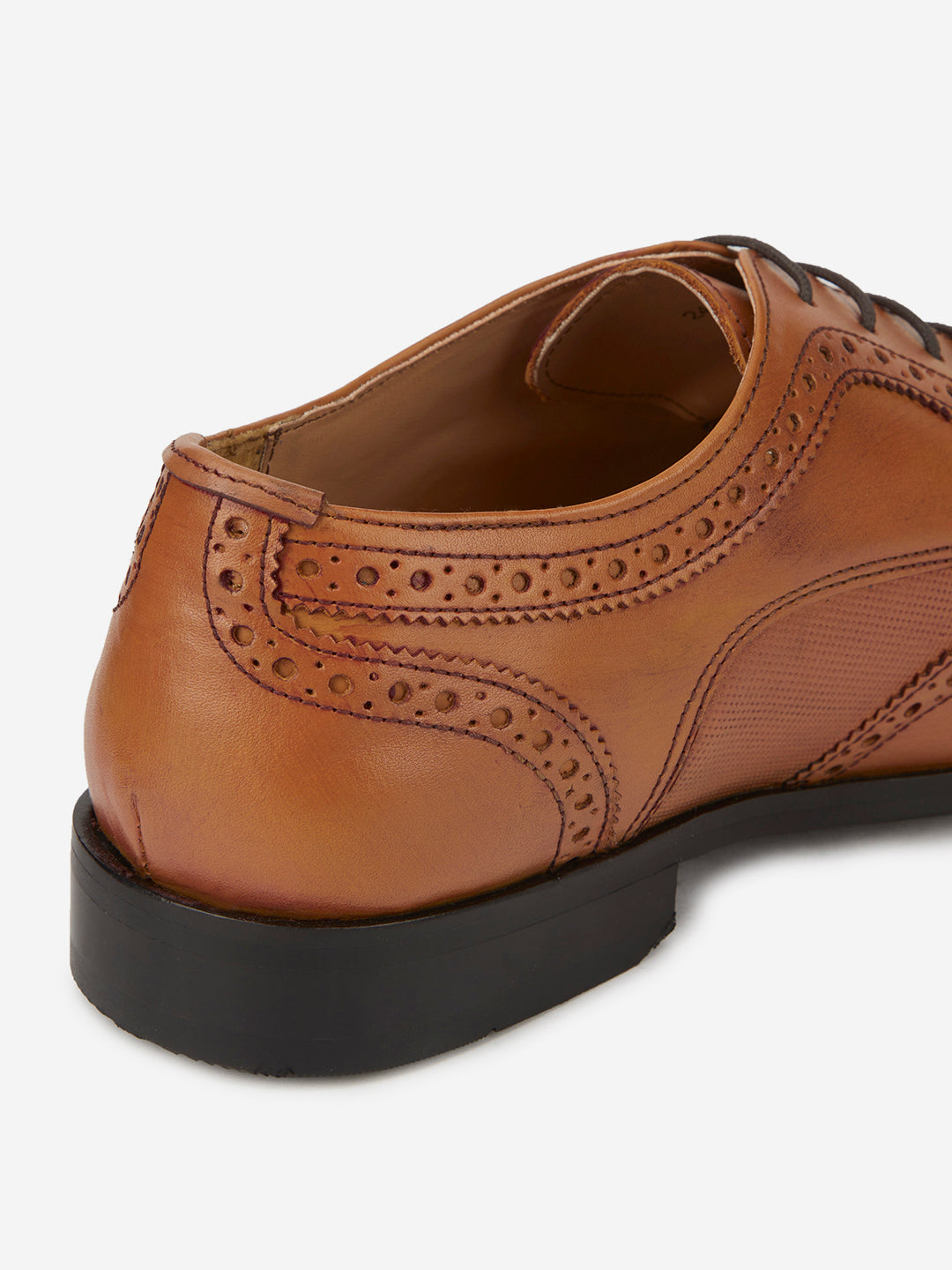 Tan Leather Formal Borgues