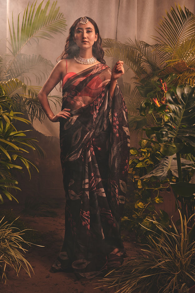 CY House Of Hiya Myth Saree Front 1