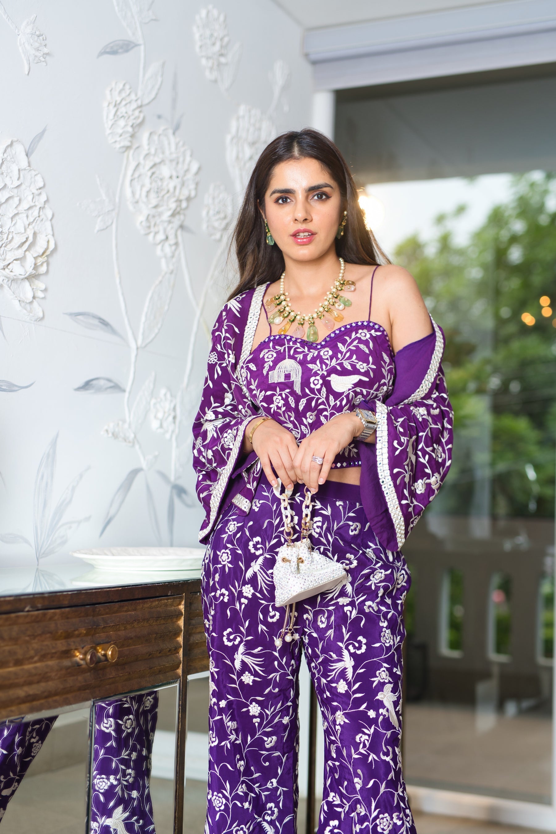 Sharnamli In Parsi Gaara Jacket Set