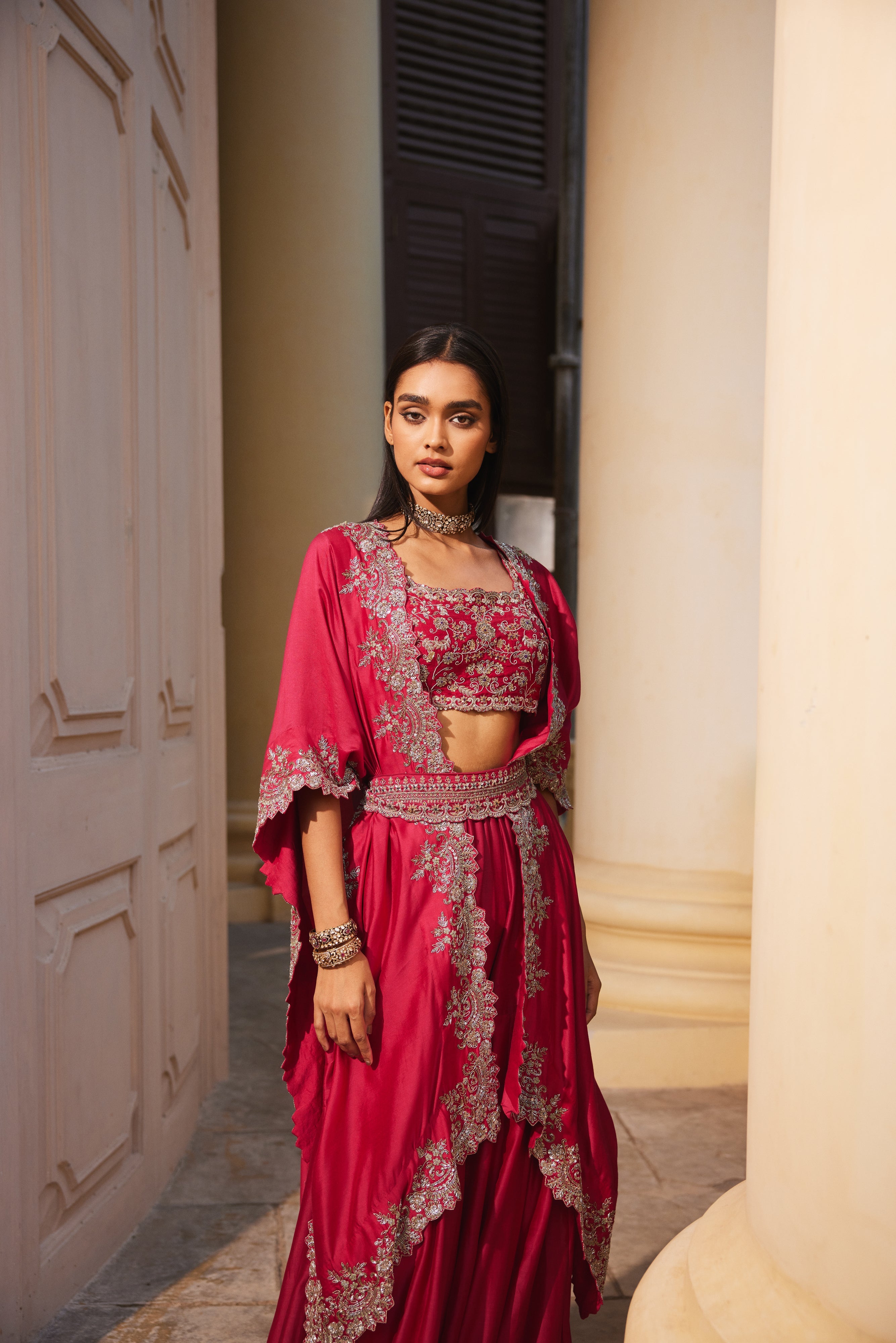 Rani Pink Sharara Set