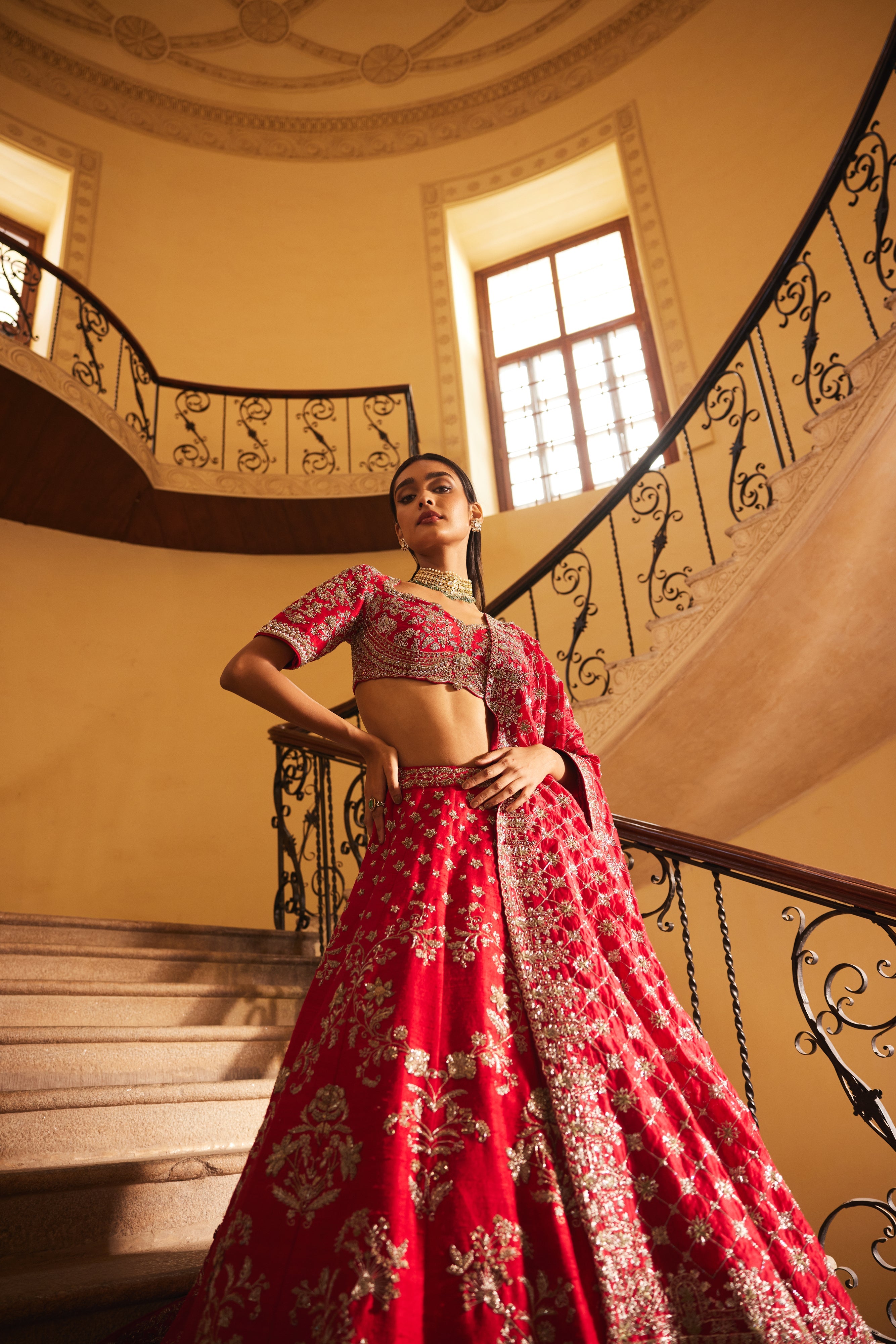 Red Lehenga Set