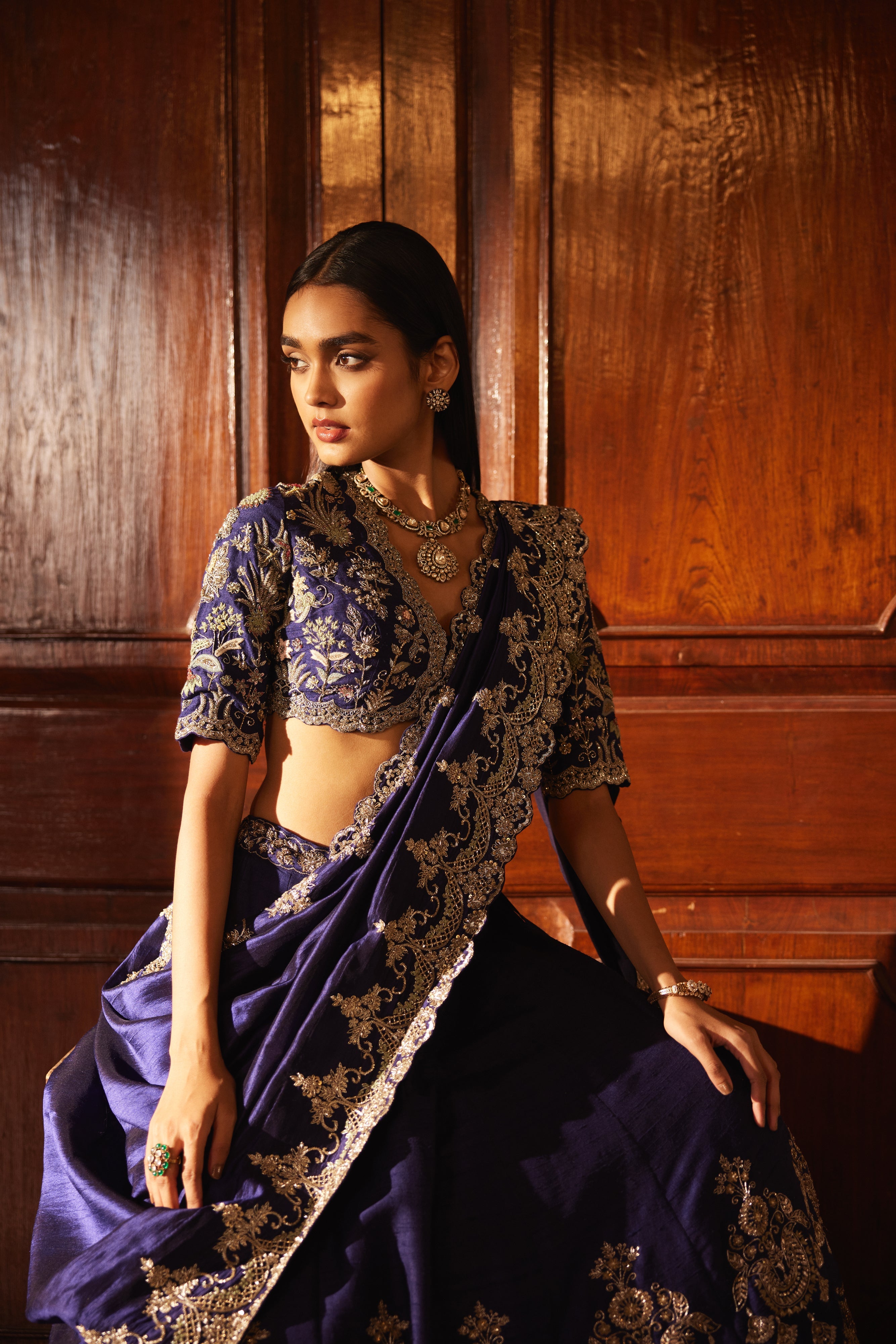 Purple Lehenga Set