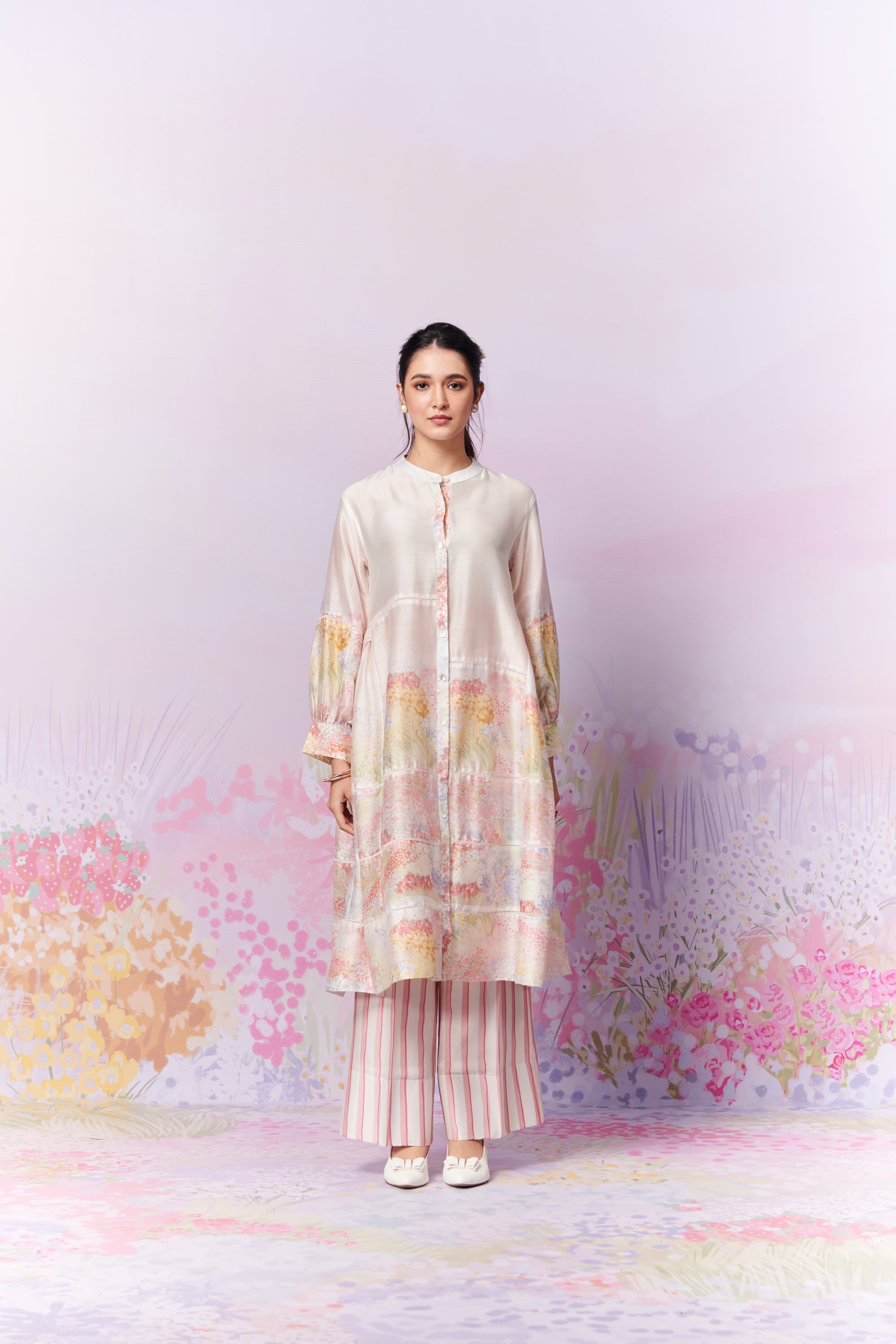 Meadow Kurta And Trousers Co-Ord Set